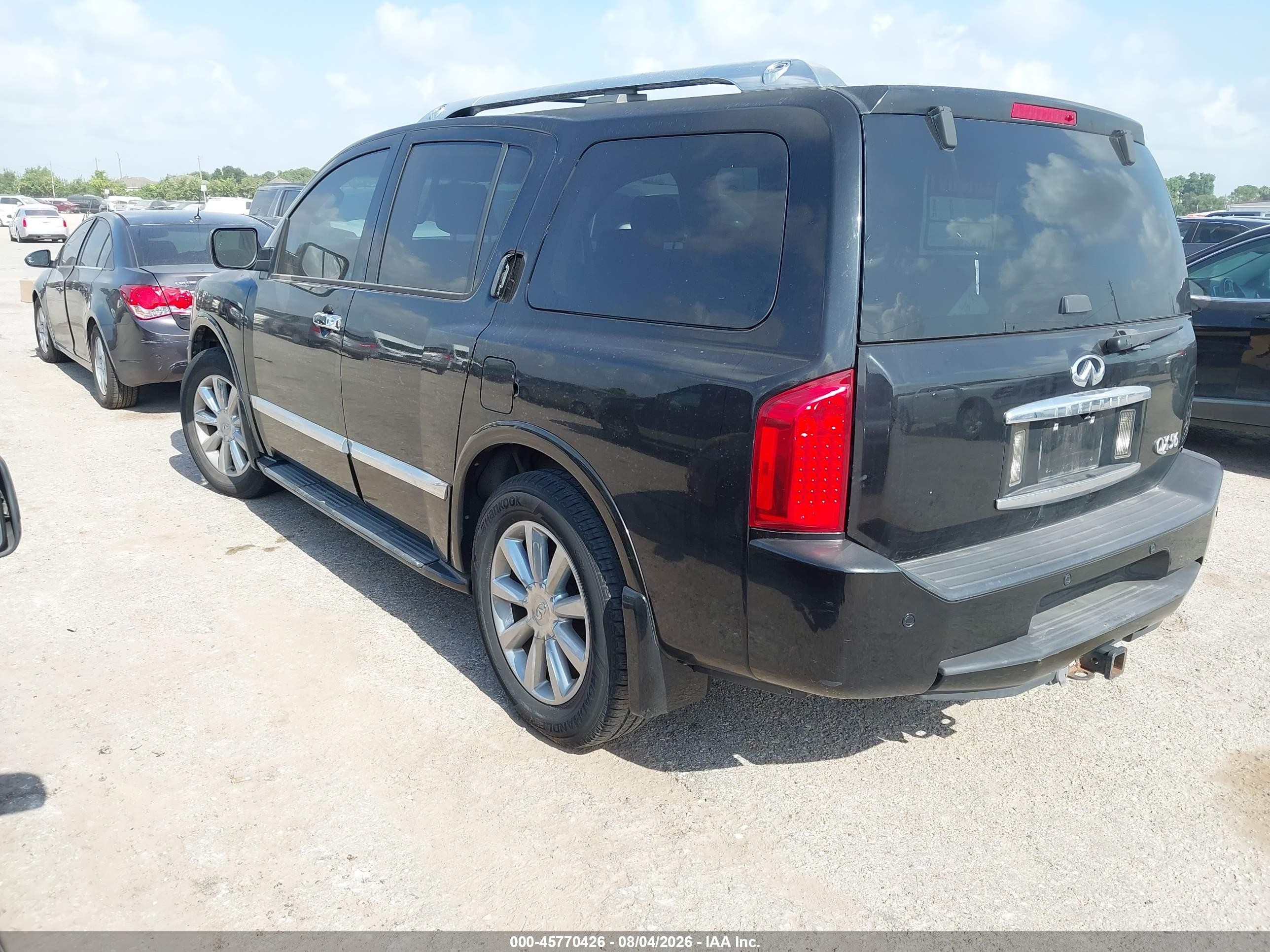 2008 Infiniti Qx56   Black vin: 5N3AA08D98N903452