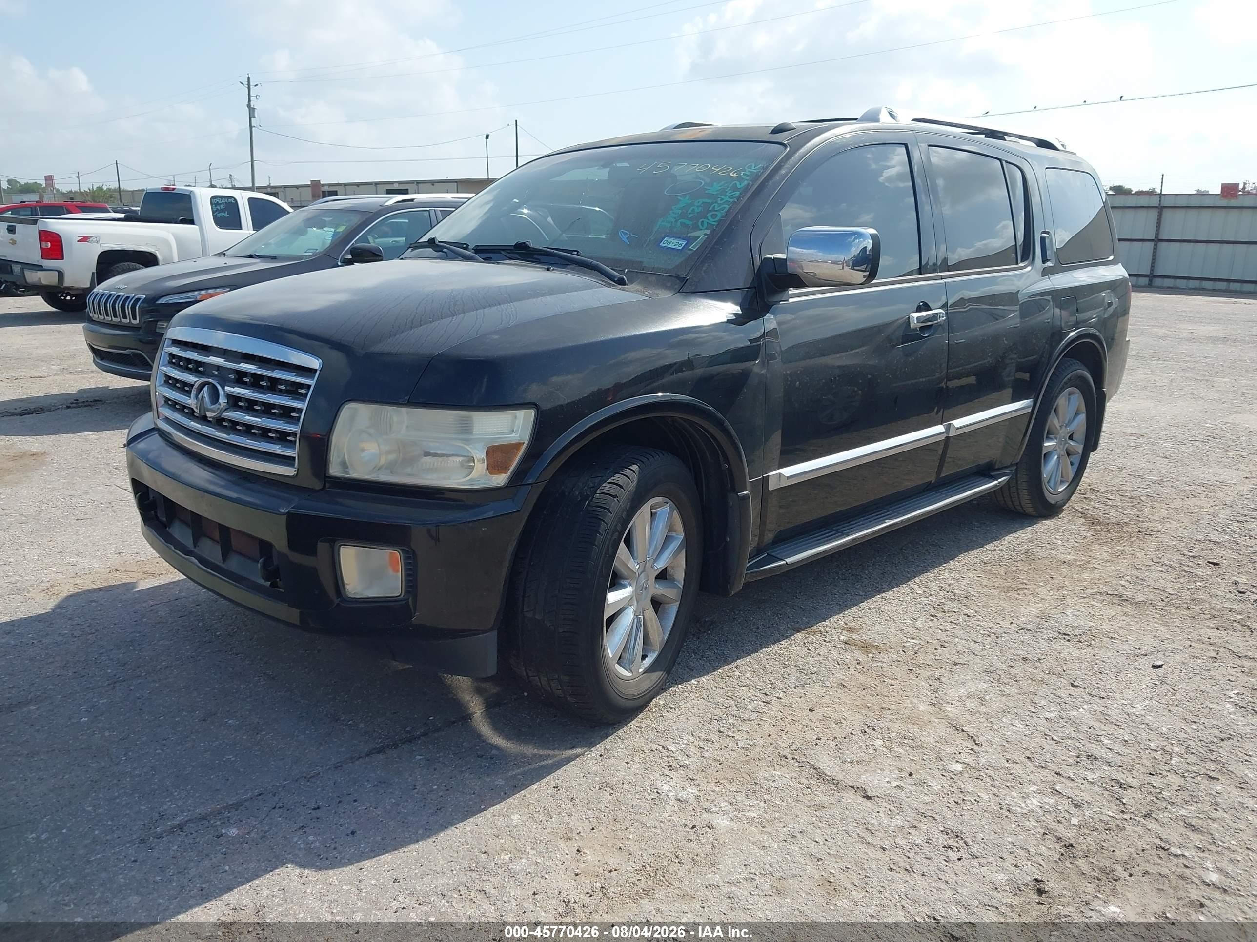 2008 Infiniti Qx56   Black vin: 5N3AA08D98N903452