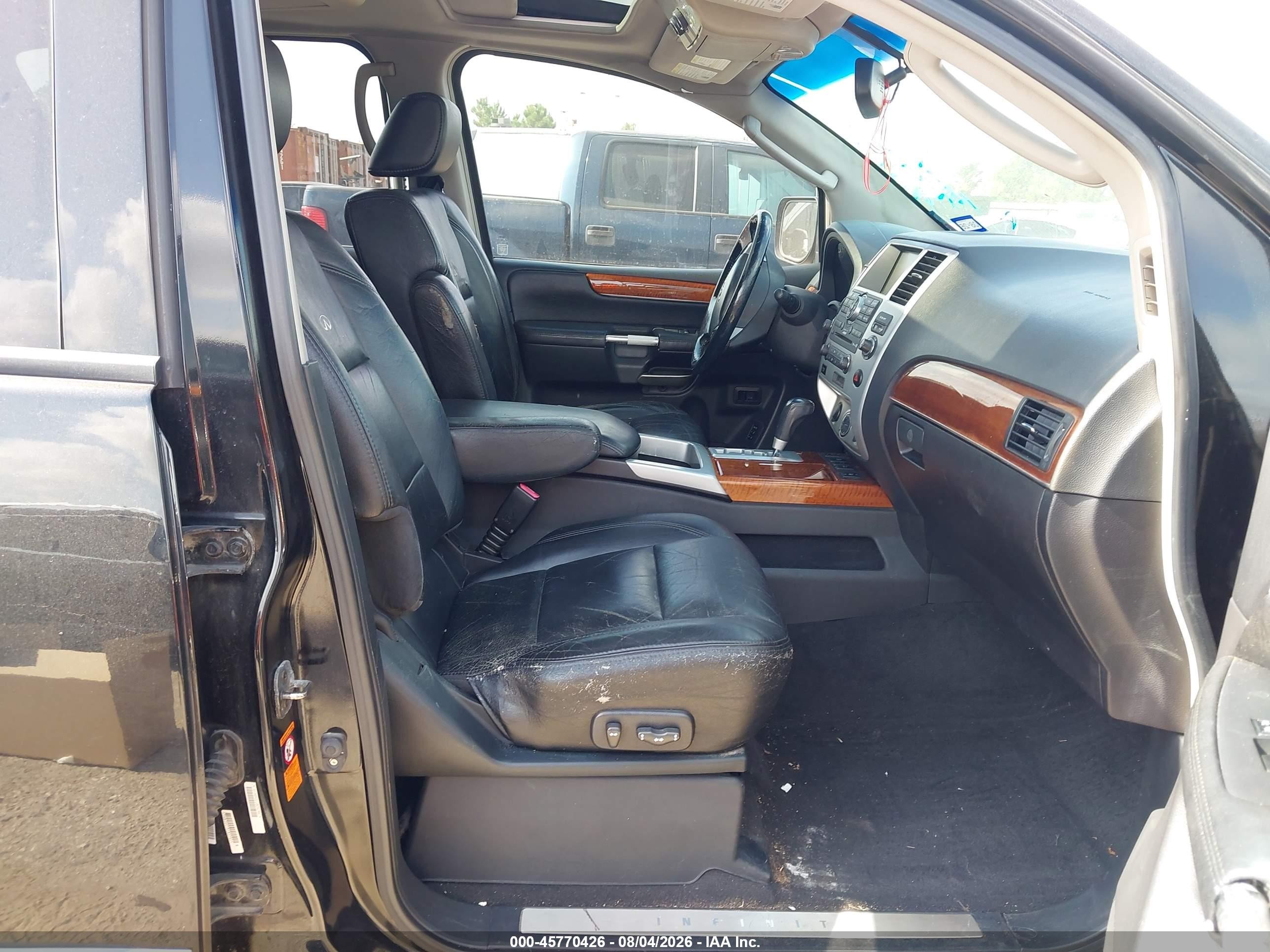 2008 Infiniti Qx56   Black vin: 5N3AA08D98N903452