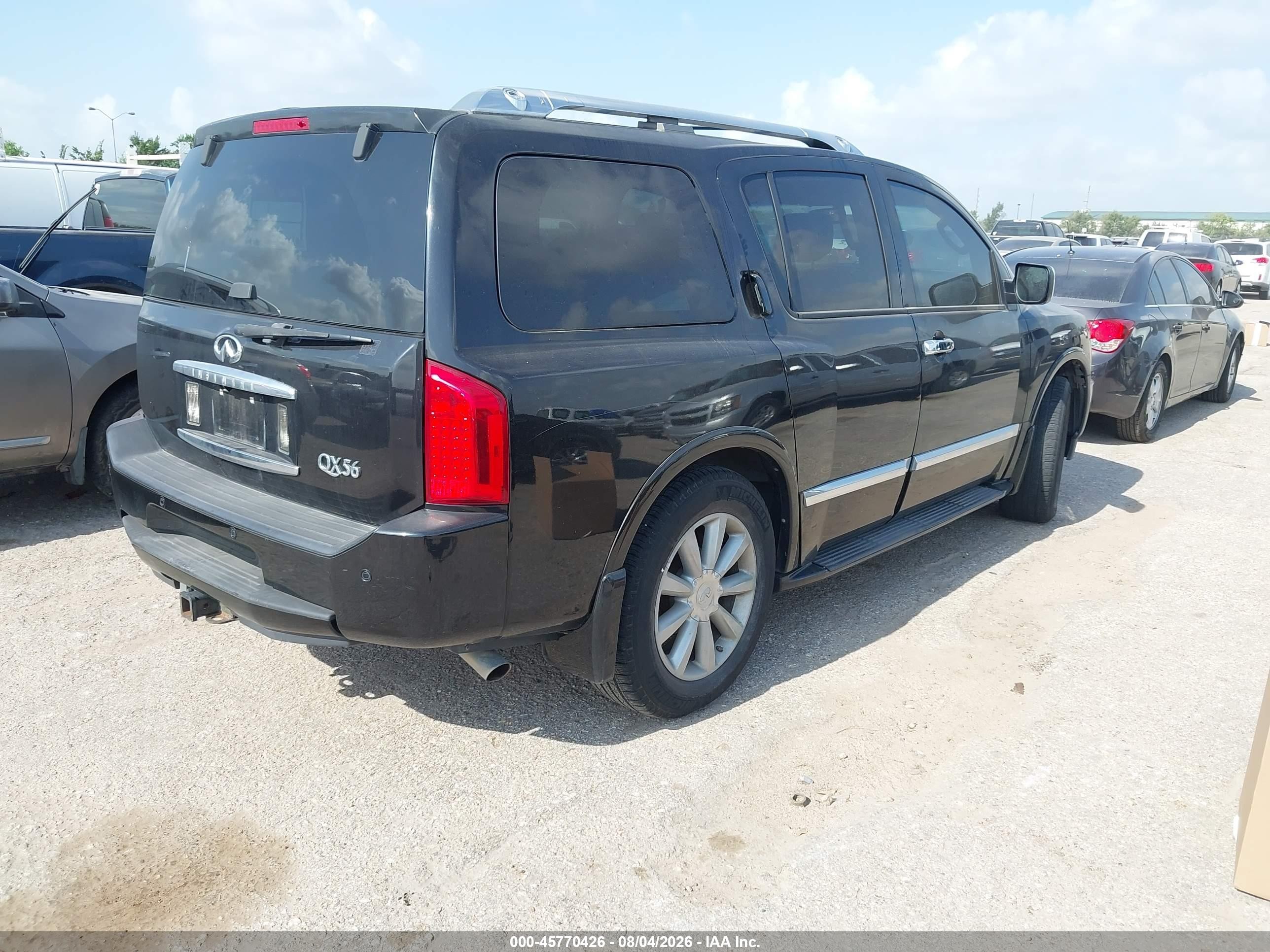 2008 Infiniti Qx56   Black vin: 5N3AA08D98N903452