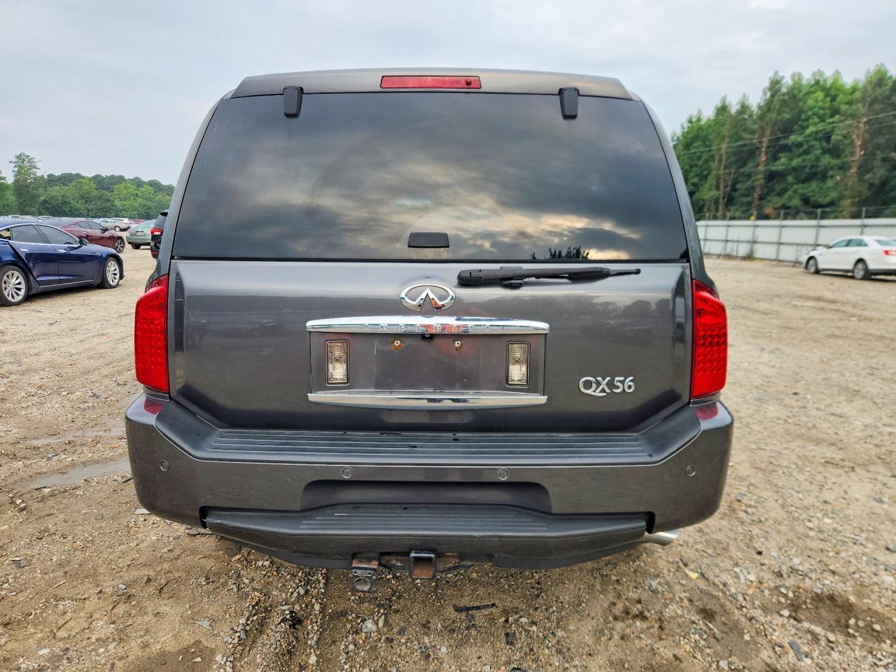 2008 Infiniti Qx56 Base Gray vin: 5N3AA08D98N910563