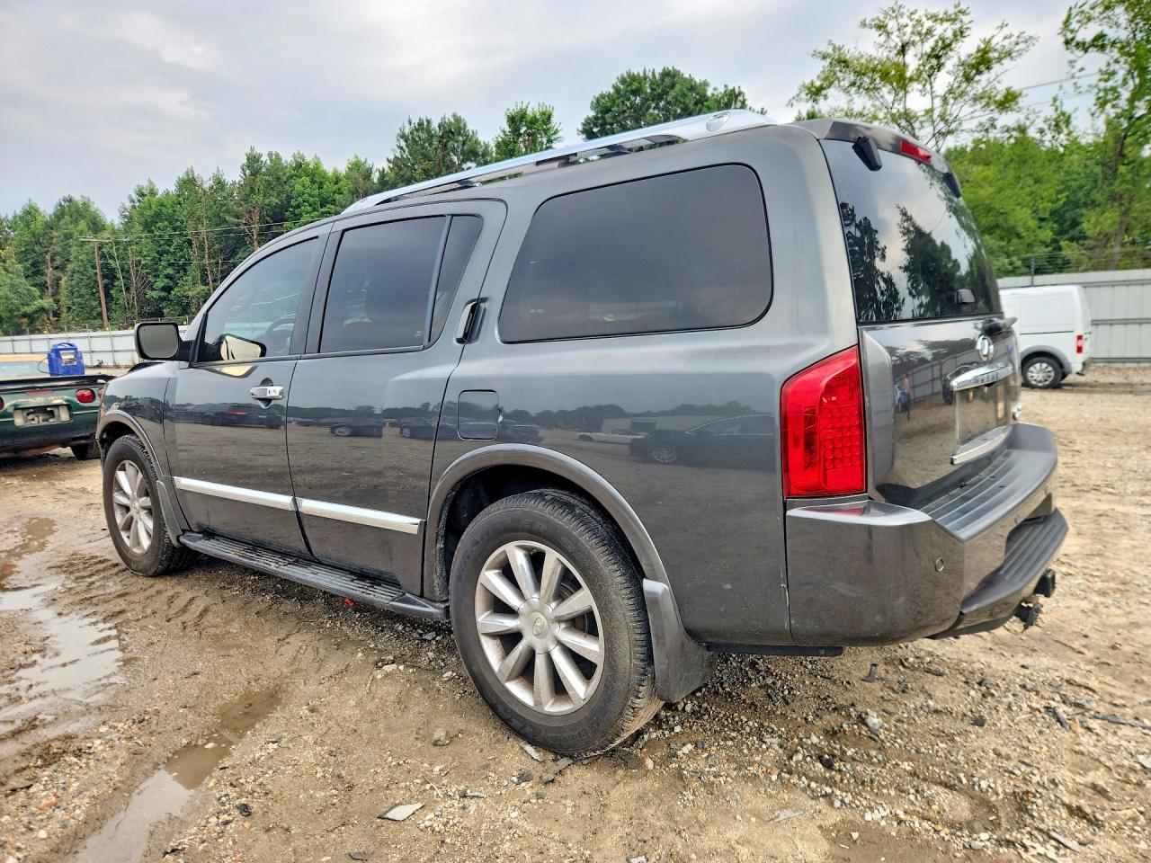 2008 Infiniti Qx56 Base Gray vin: 5N3AA08D98N910563