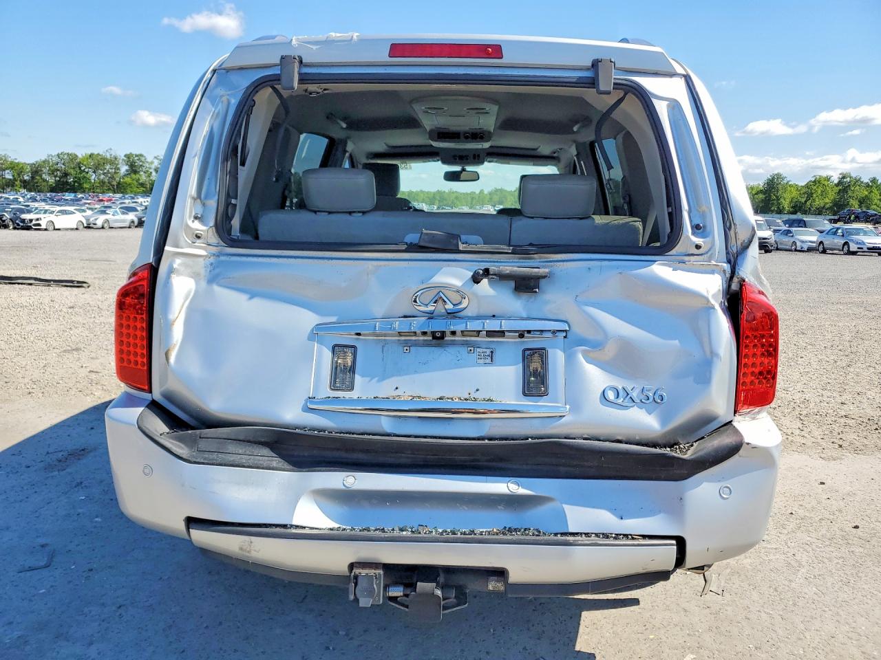 2009 Infiniti Qx56 Base Silver vin: 5N3AA08DX9N903770