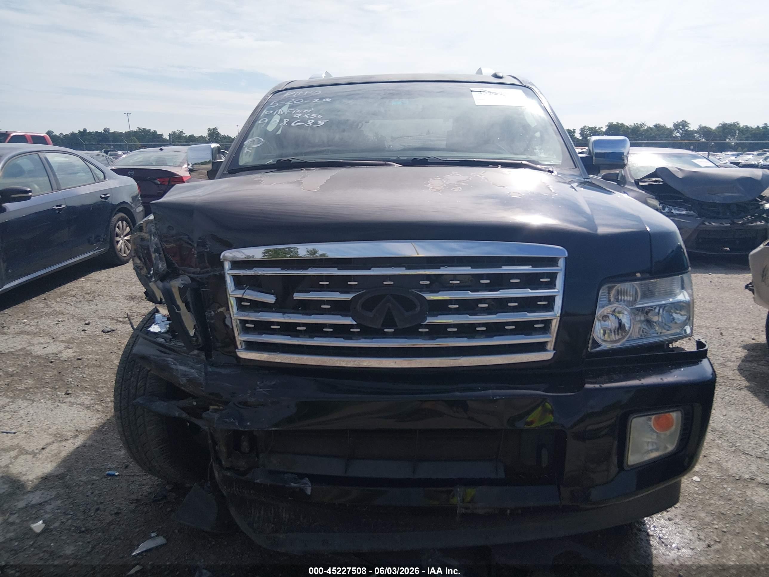 2010 Infiniti Qx56   Black vin: 5N3ZA0NE5AN908685
