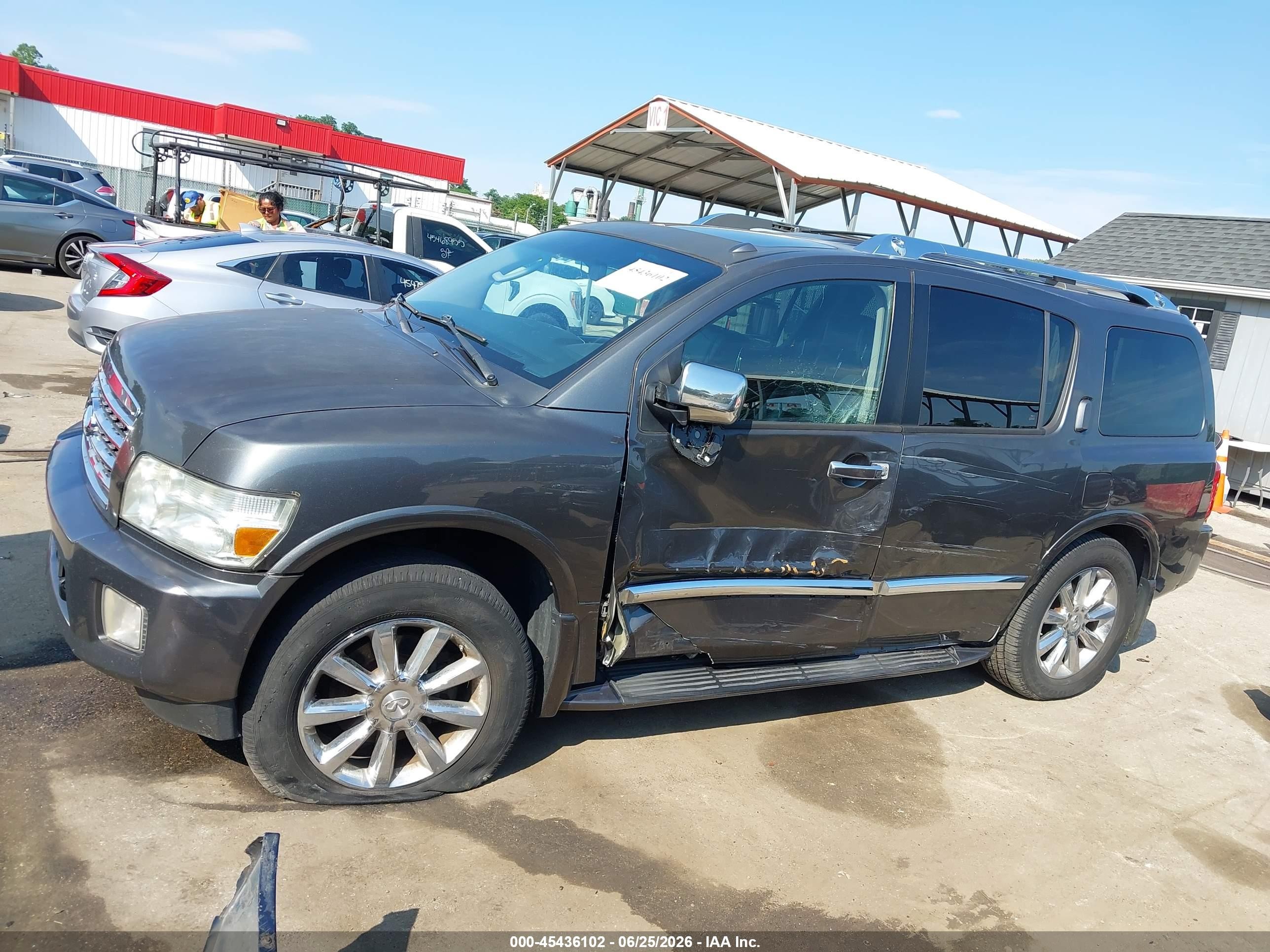 2010 Infiniti Qx56   Gray vin: 5N3ZA0NE8AN906087