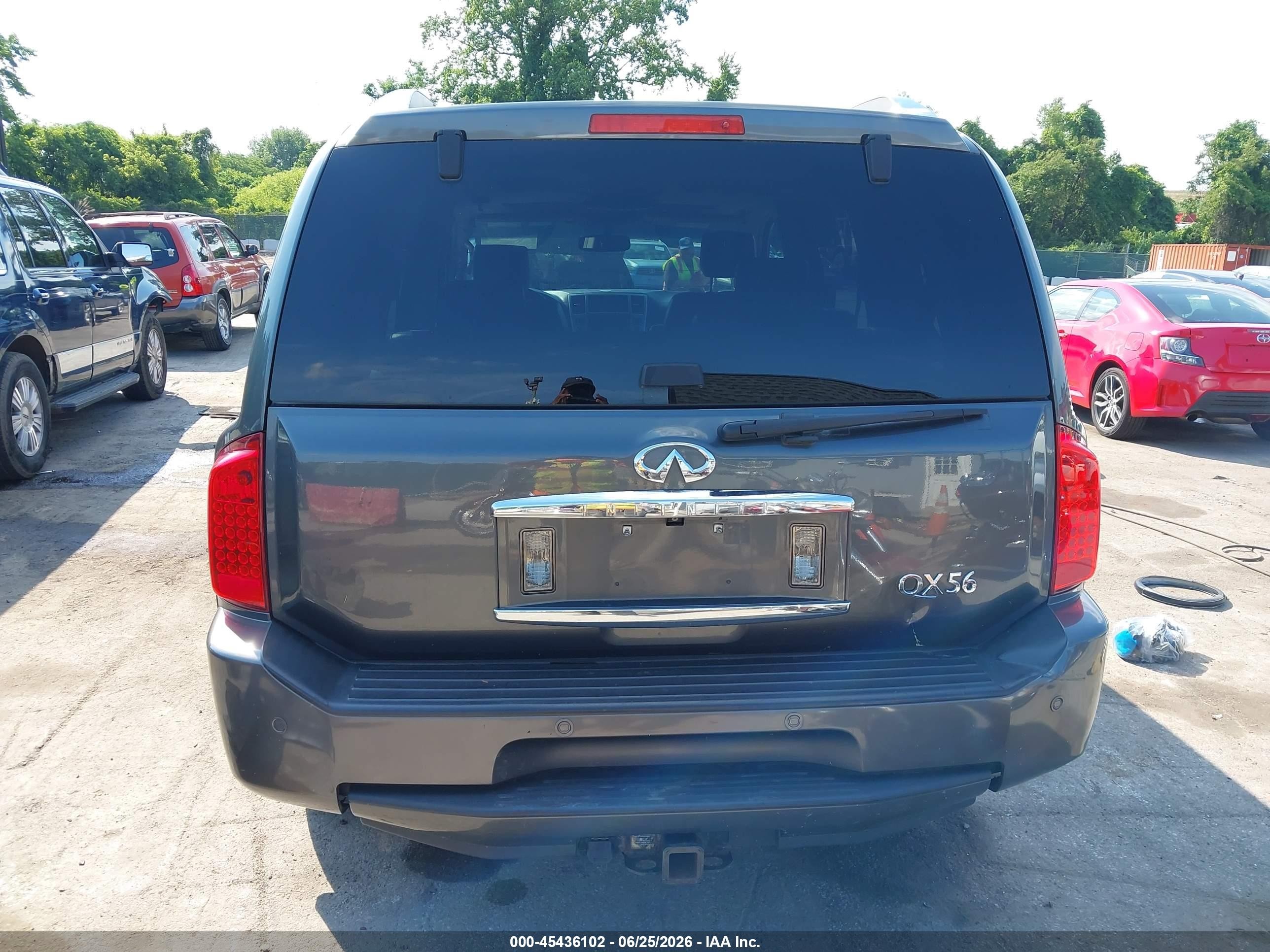 2010 Infiniti Qx56   Gray vin: 5N3ZA0NE8AN906087