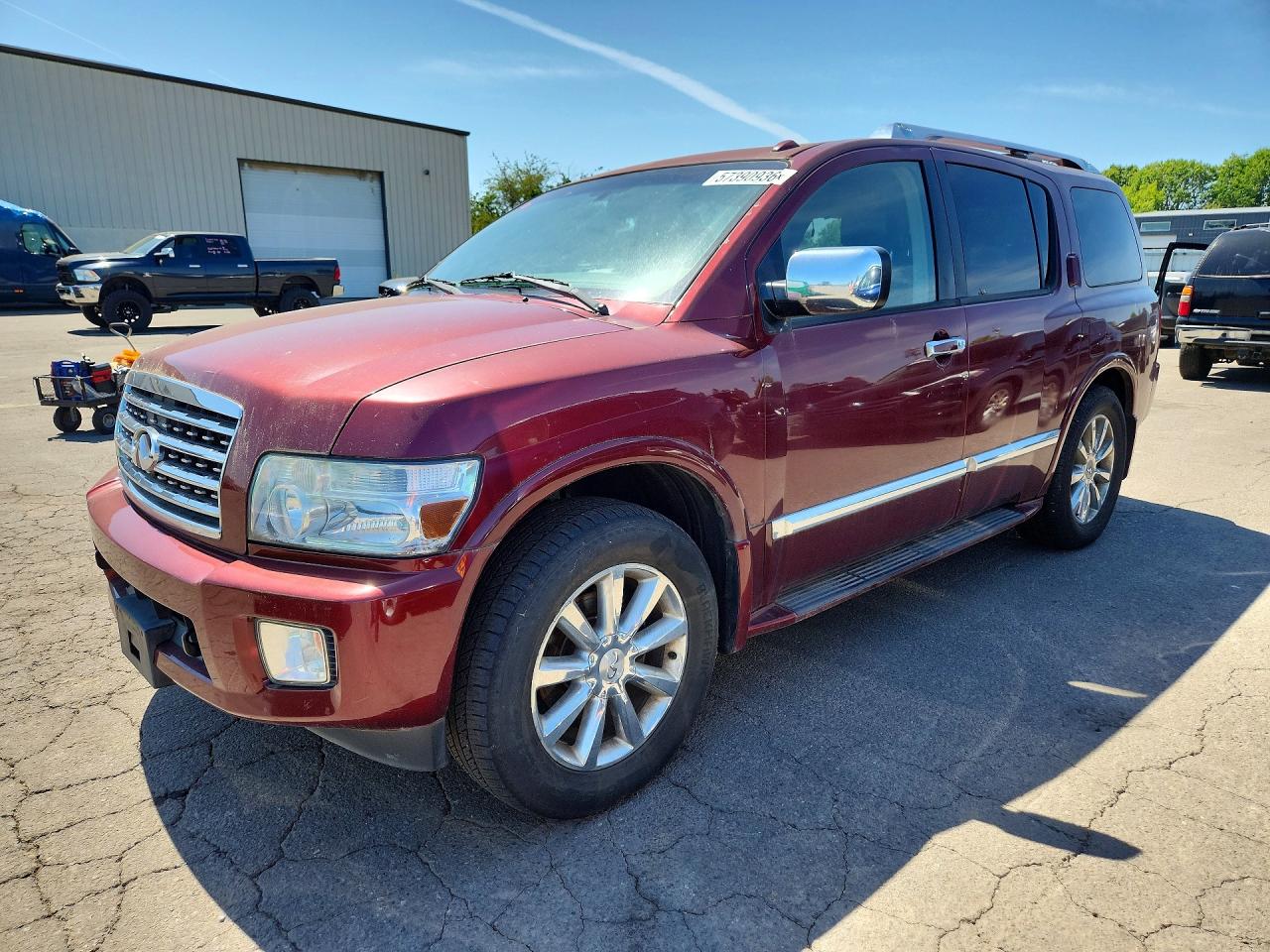 2010 Infiniti Qx56 Red vin: 5N3ZA0NEXAN906804