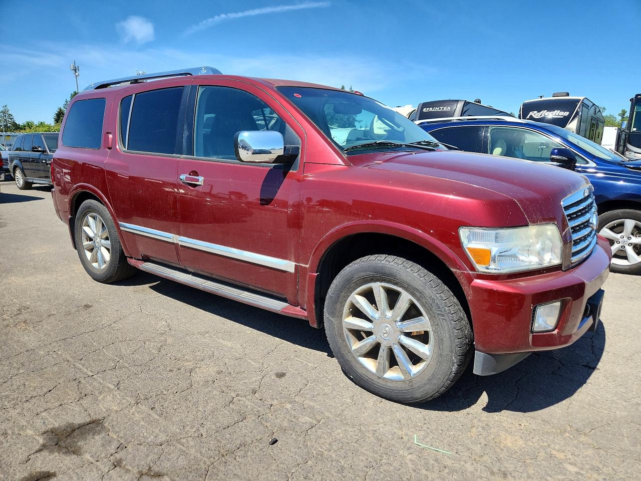 2010 Infiniti Qx56 Red vin: 5N3ZA0NEXAN906804