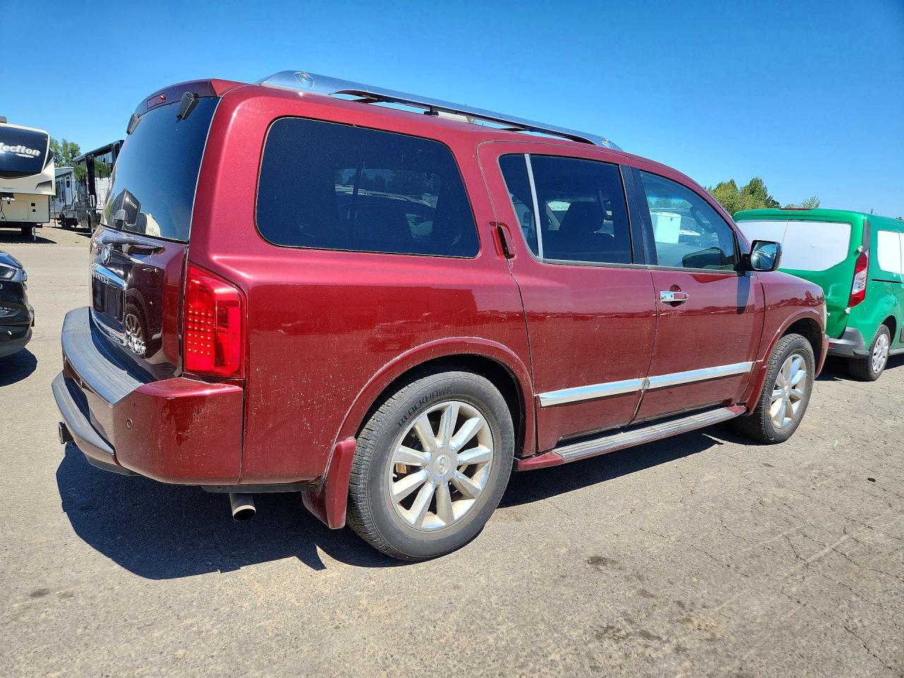 2010 Infiniti Qx56 Red vin: 5N3ZA0NEXAN906804