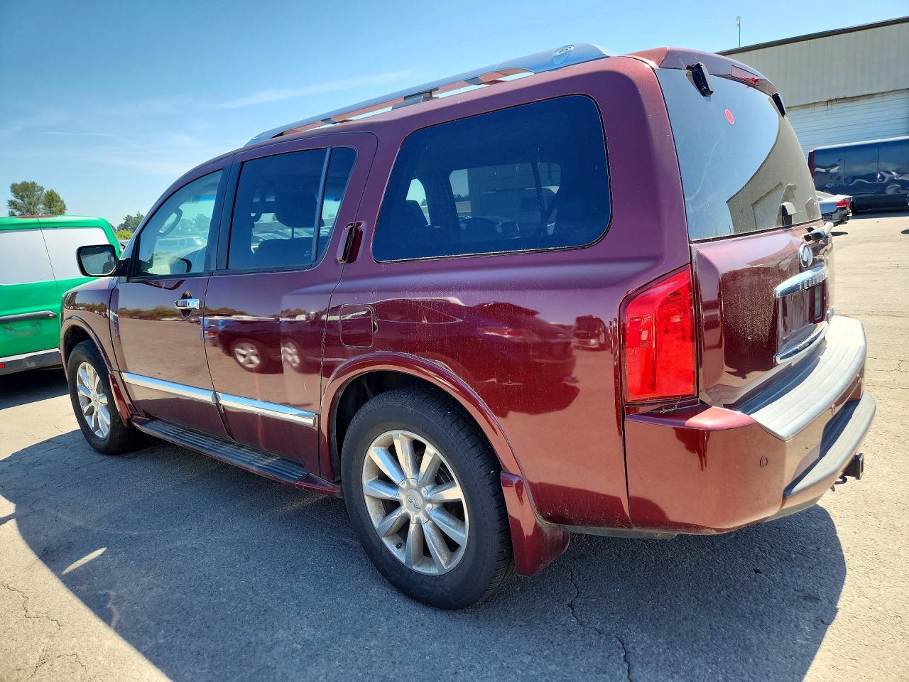 2010 Infiniti Qx56 Red vin: 5N3ZA0NEXAN906804