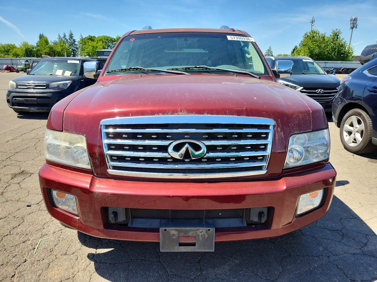 2010 Infiniti Qx56 Red vin: 5N3ZA0NEXAN906804