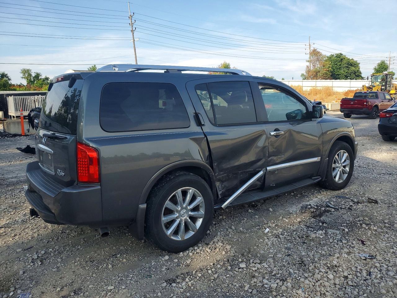 2010 Infiniti Qx56 Base Серый vin: 5N3ZA0NF2AN908667