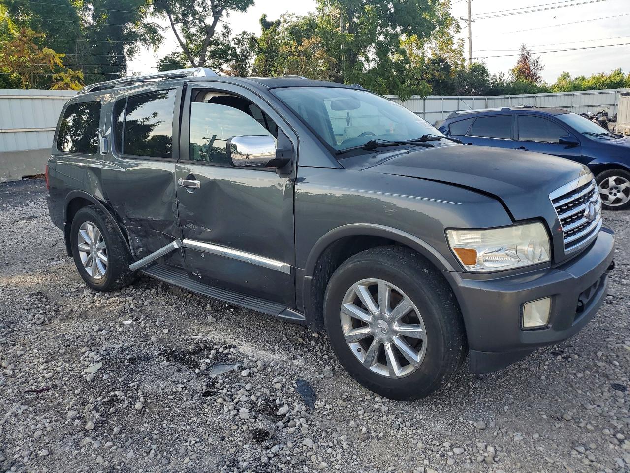 2010 Infiniti Qx56 Base Серый vin: 5N3ZA0NF2AN908667