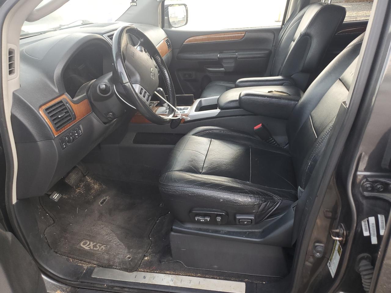 2010 Infiniti Qx56 Base Серый vin: 5N3ZA0NF2AN908667