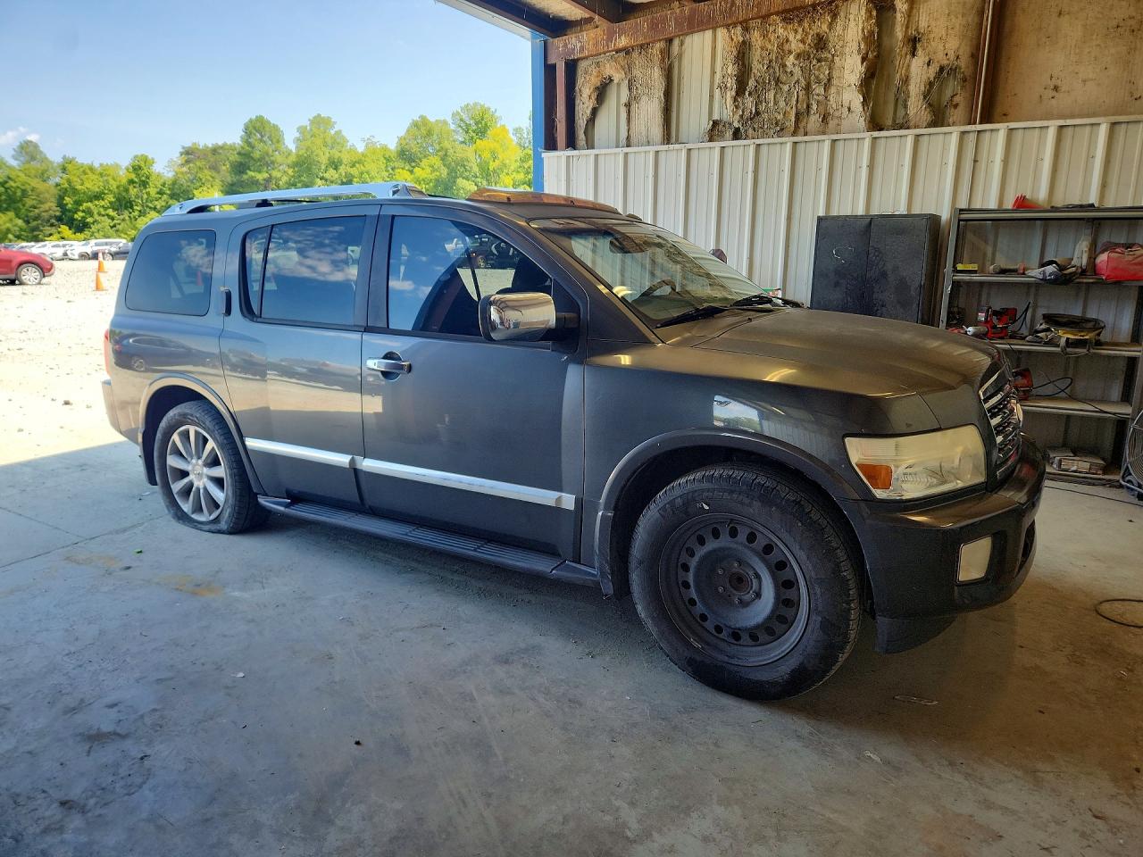 2010 Infiniti Qx56 Base Gray vin: 5N3ZA0NF3AN908709