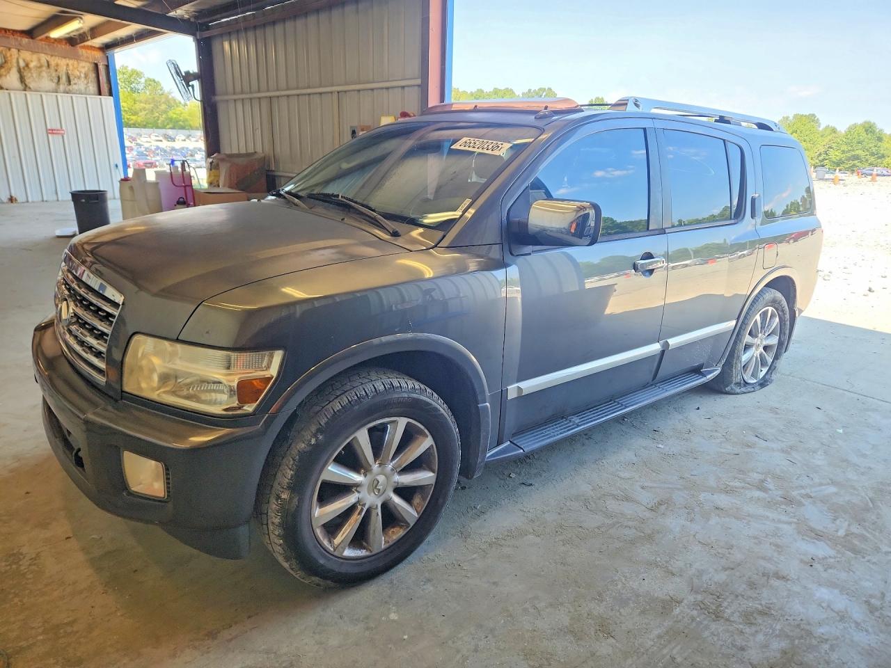 2010 Infiniti Qx56 Base Gray vin: 5N3ZA0NF3AN908709