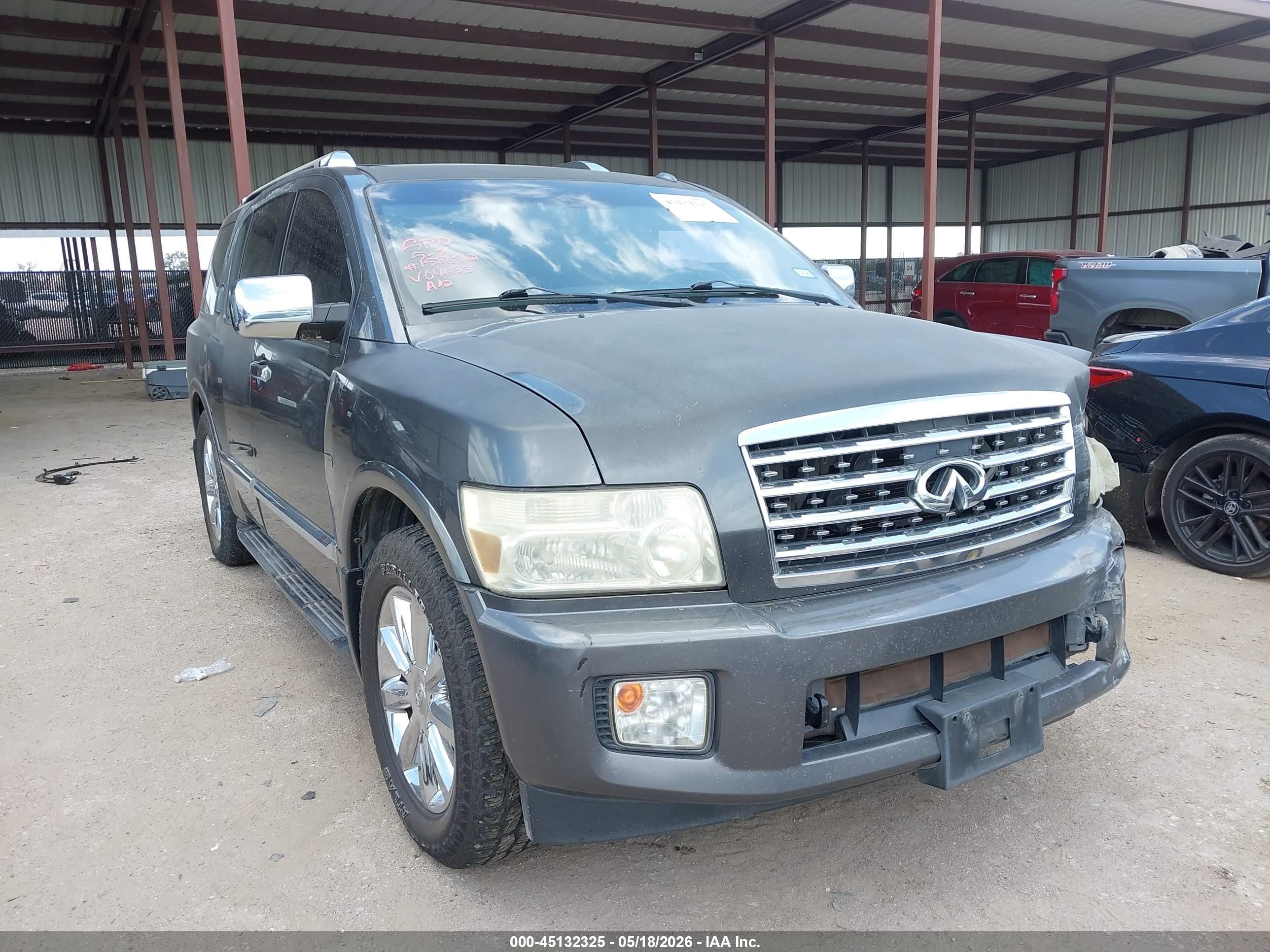 2010 Infiniti Qx56   Gray vin: 5N3ZA0NF4AN904653
