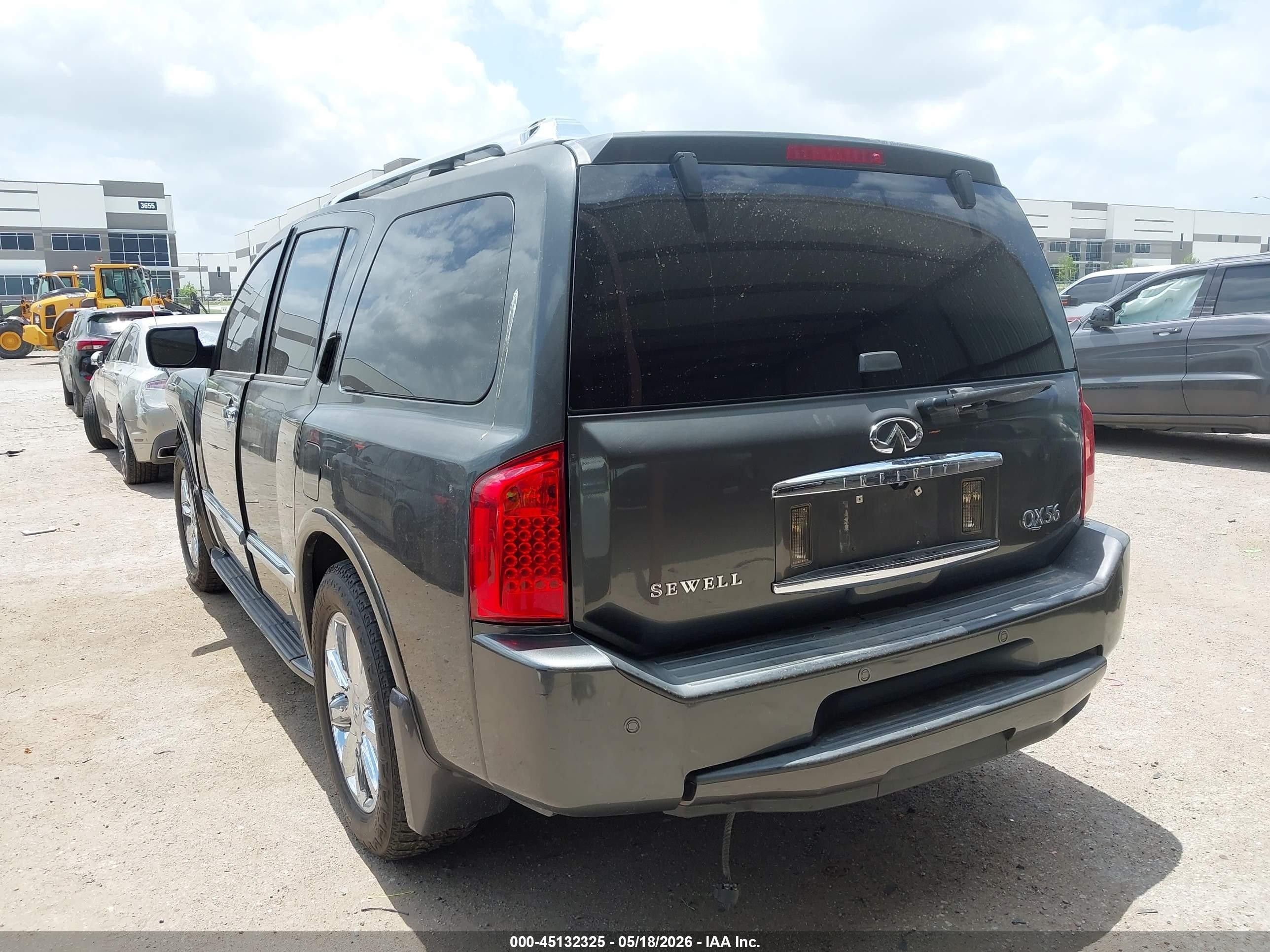 2010 Infiniti Qx56   Gray vin: 5N3ZA0NF4AN904653