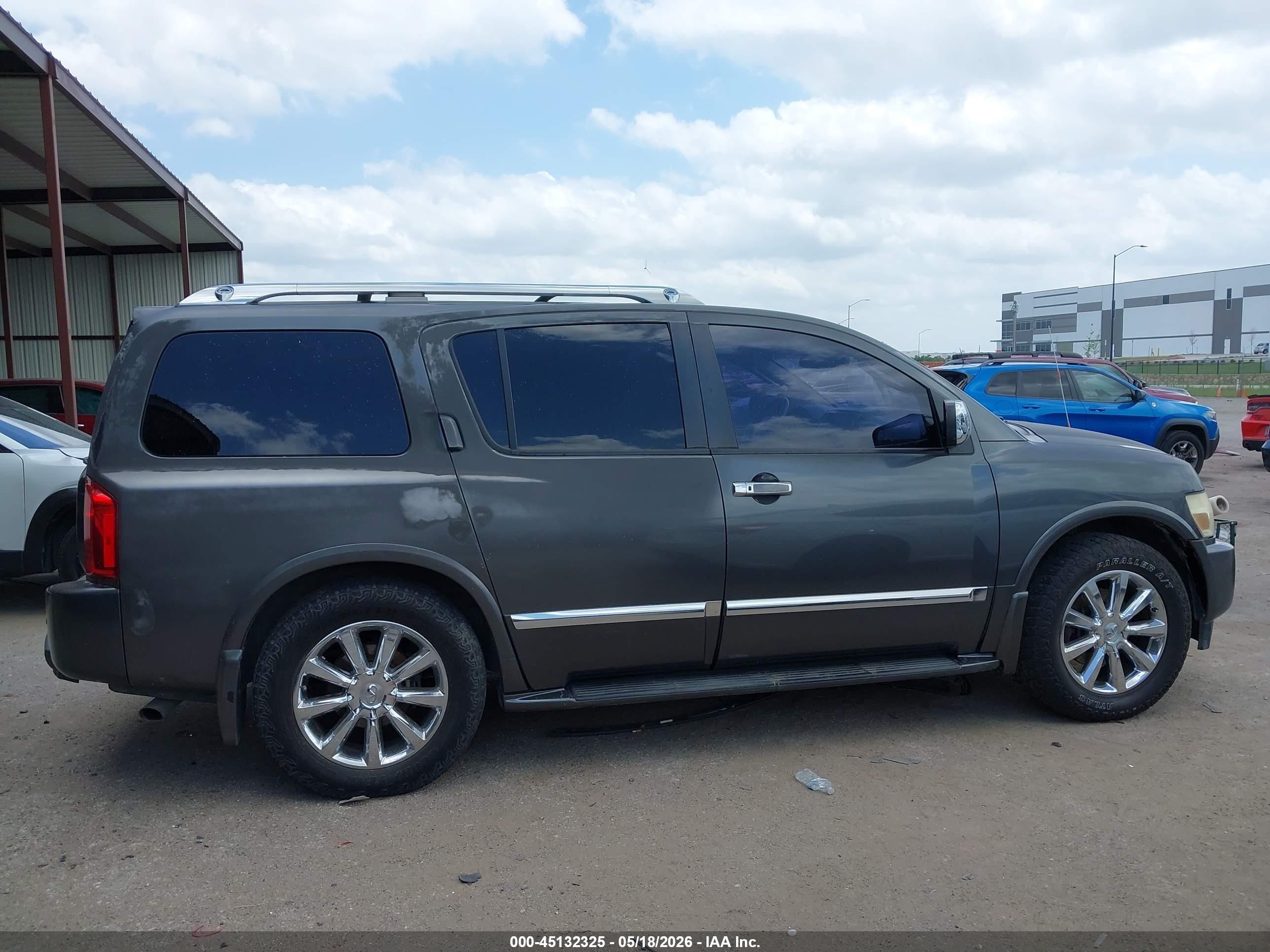 2010 Infiniti Qx56   Gray vin: 5N3ZA0NF4AN904653
