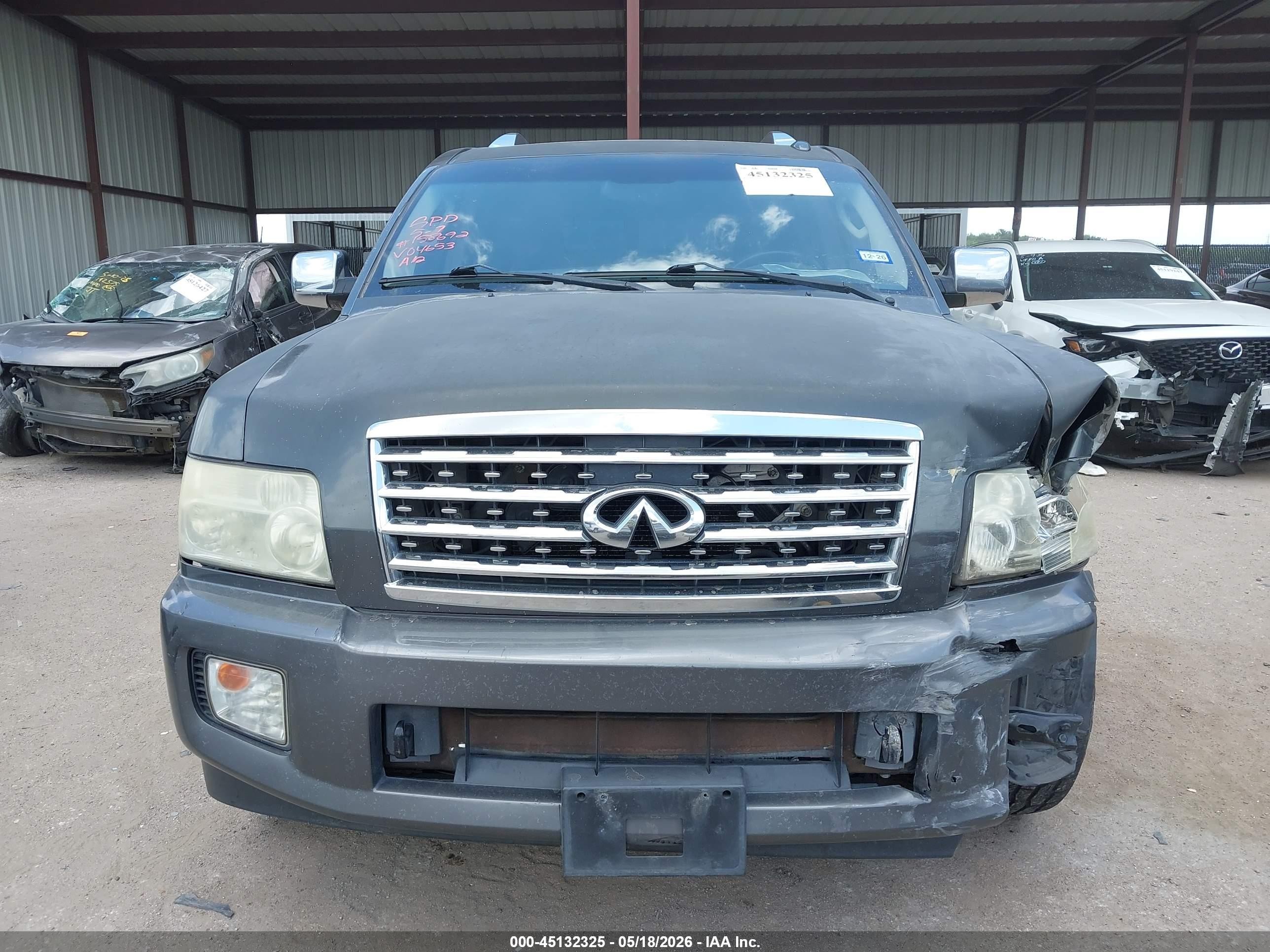 2010 Infiniti Qx56   Gray vin: 5N3ZA0NF4AN904653