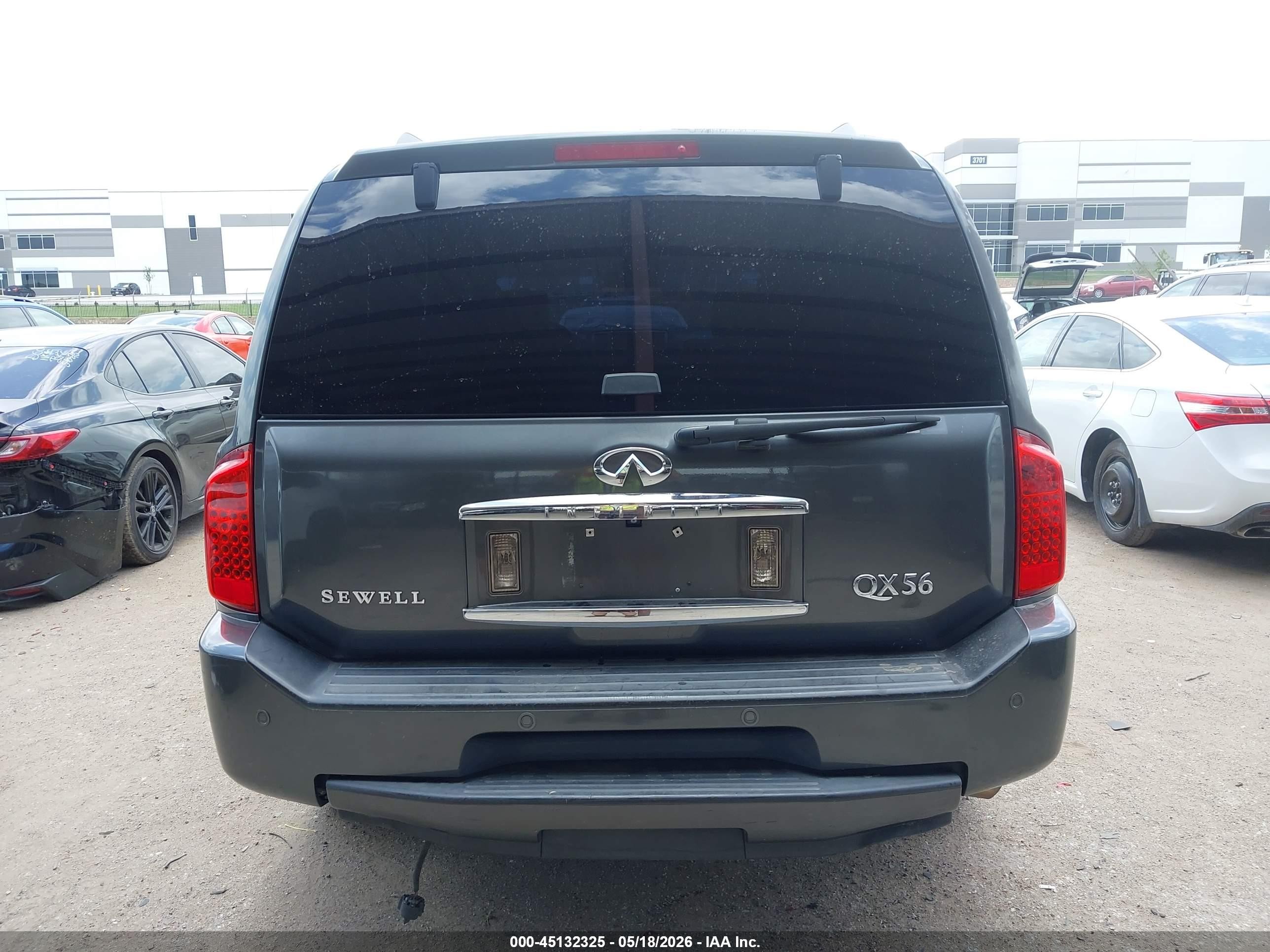 2010 Infiniti Qx56   Gray vin: 5N3ZA0NF4AN904653