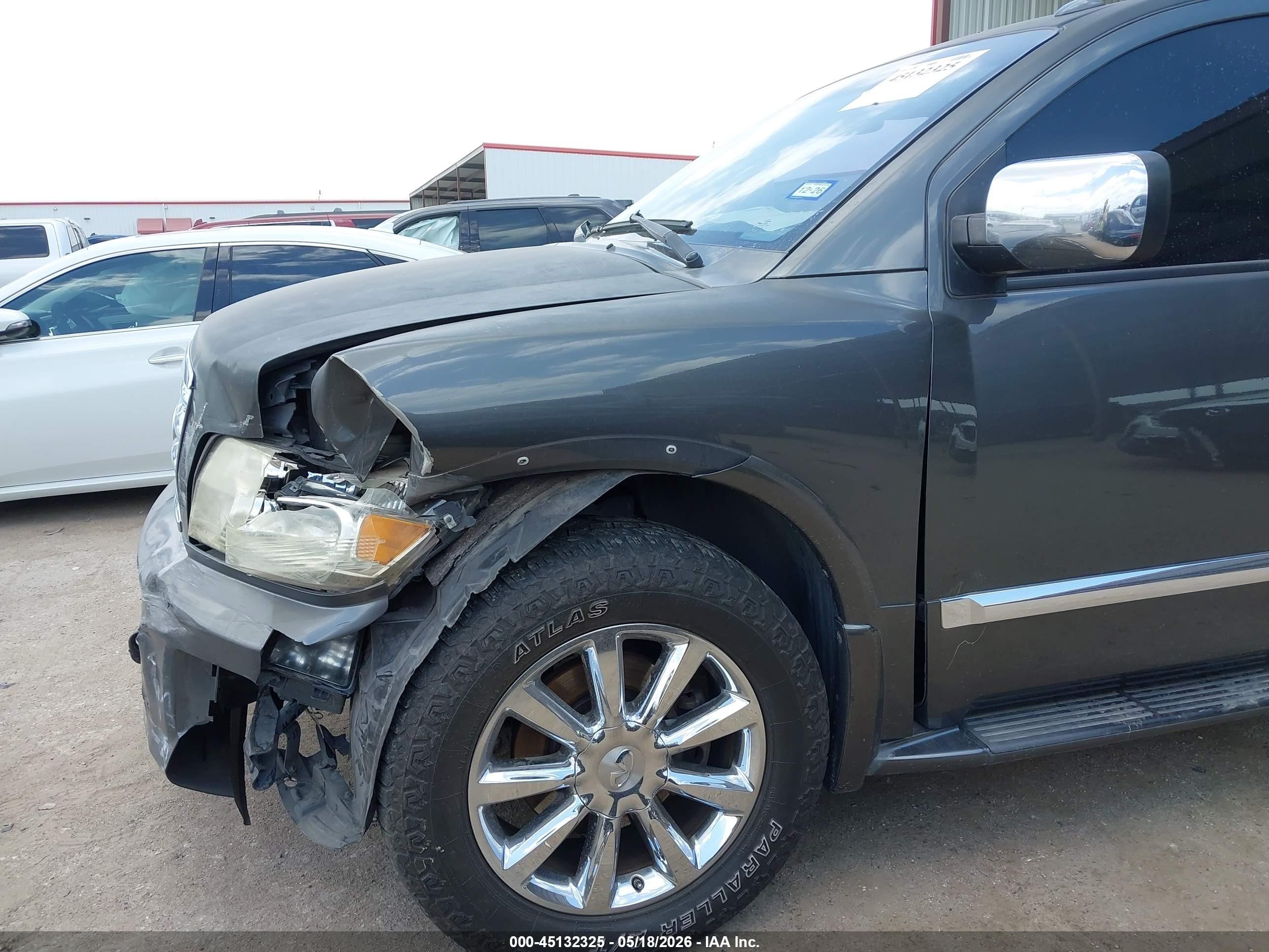2010 Infiniti Qx56   Gray vin: 5N3ZA0NF4AN904653