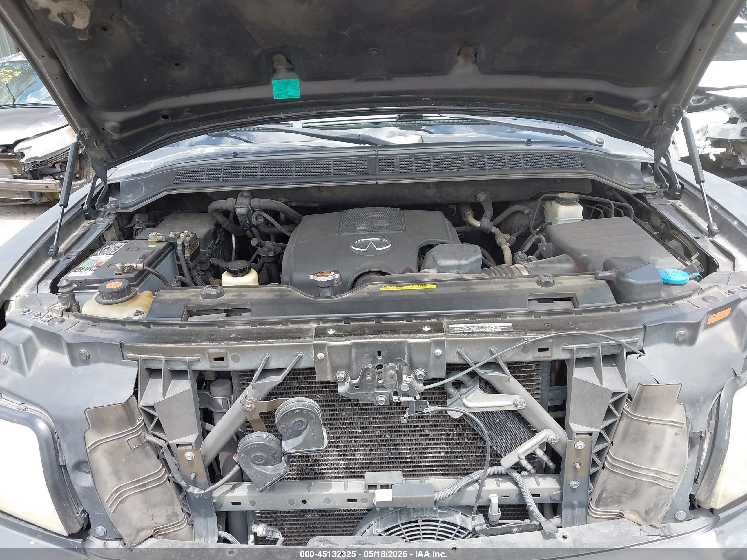 2010 Infiniti Qx56   Gray vin: 5N3ZA0NF4AN904653