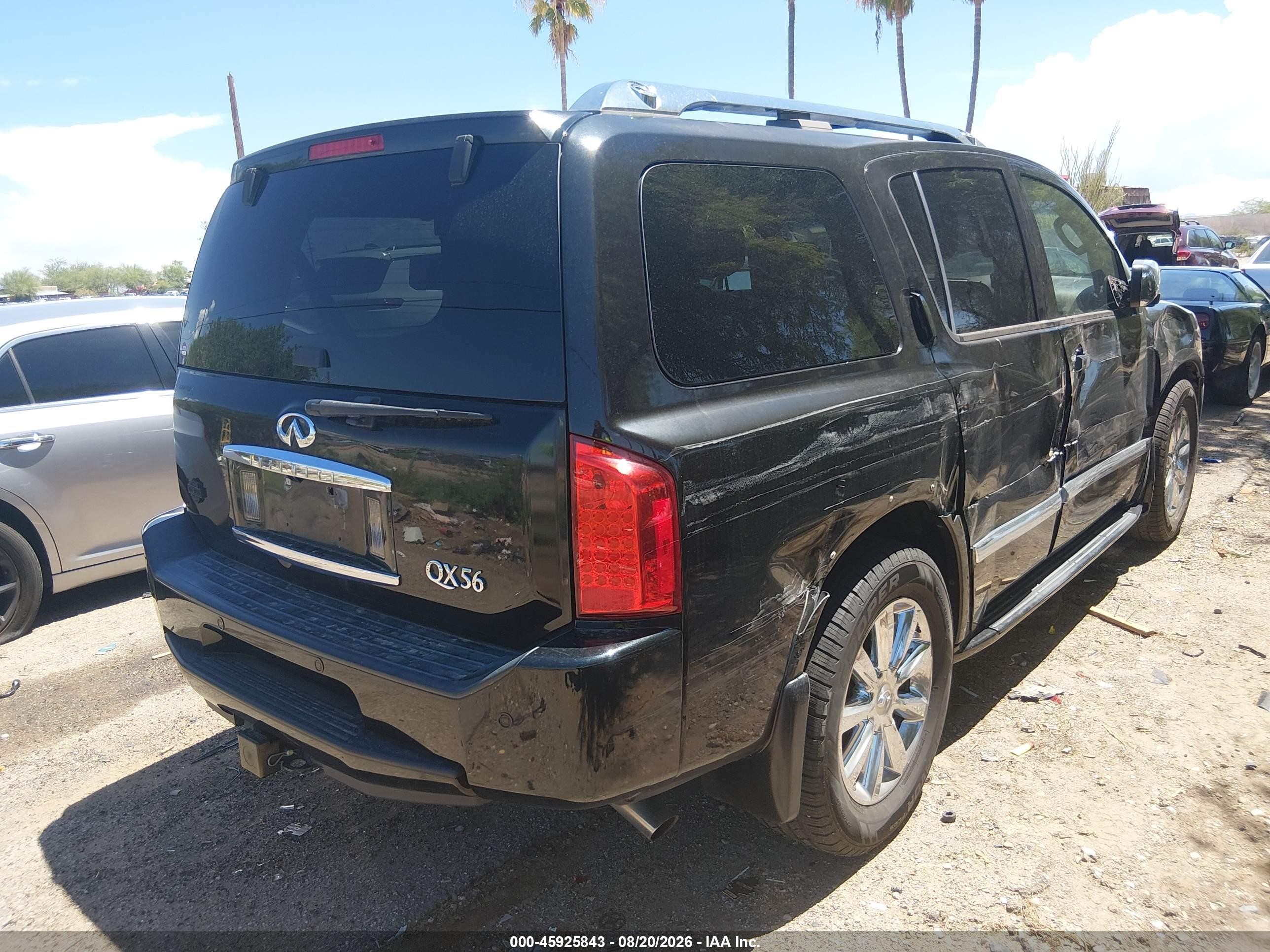 2010 Infiniti Qx56   Black vin: 5N3ZA0NF5AN908016