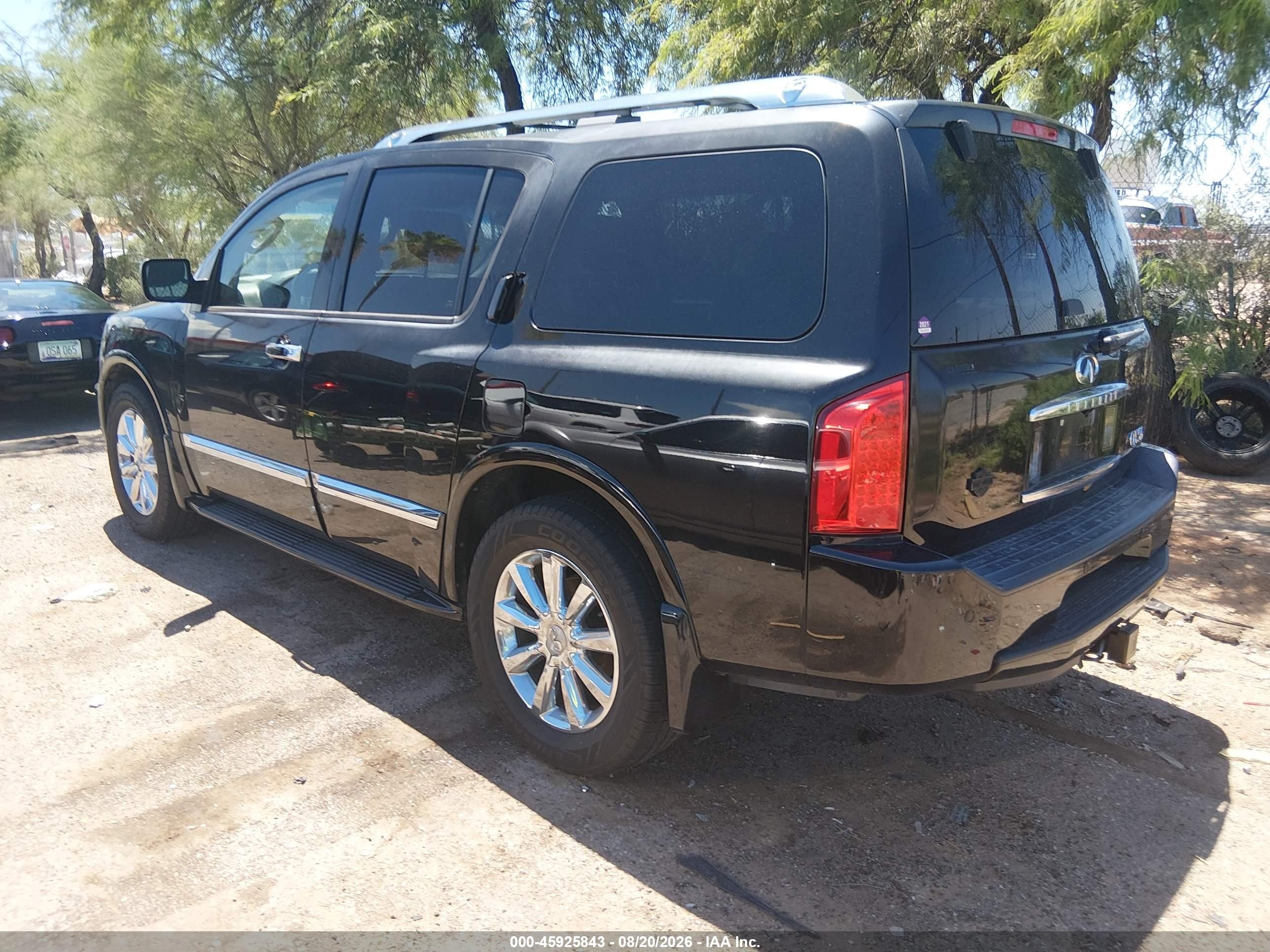 2010 Infiniti Qx56   Black vin: 5N3ZA0NF5AN908016