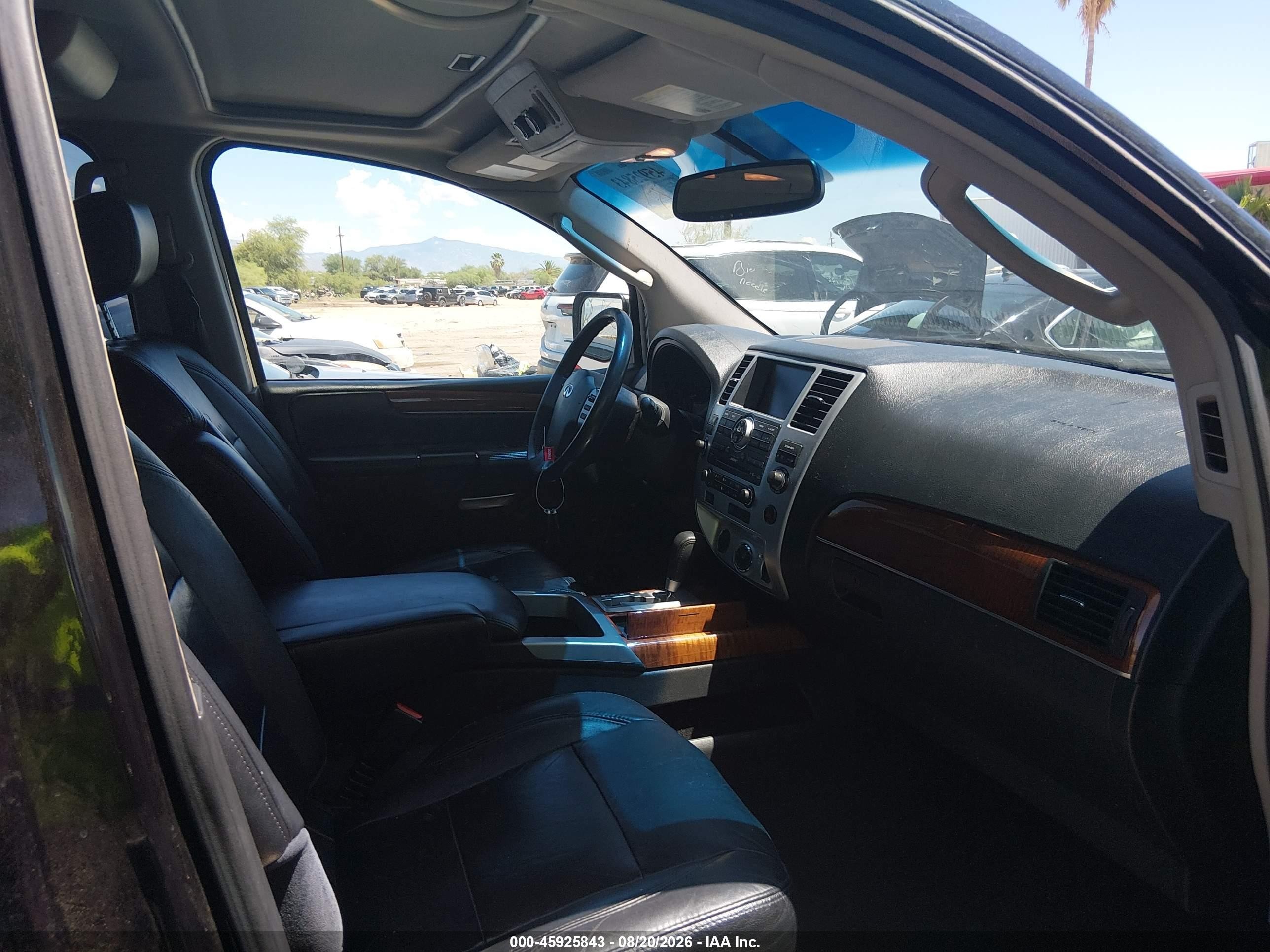 2010 Infiniti Qx56   Black vin: 5N3ZA0NF5AN908016