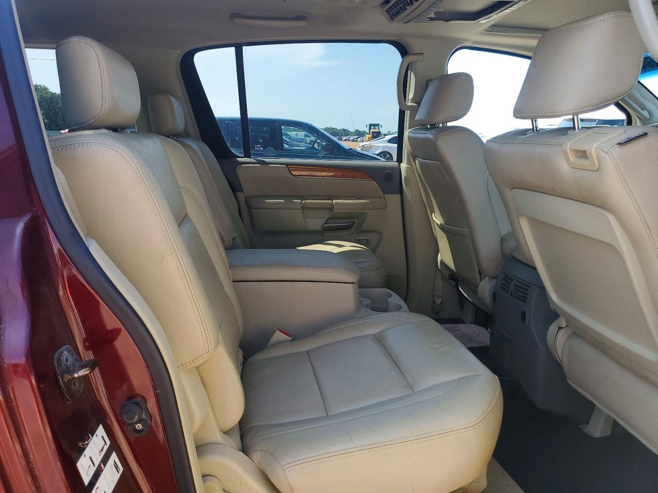 2010 Infiniti Qx56 Base Red vin: 5N3ZA0NF6AN907991