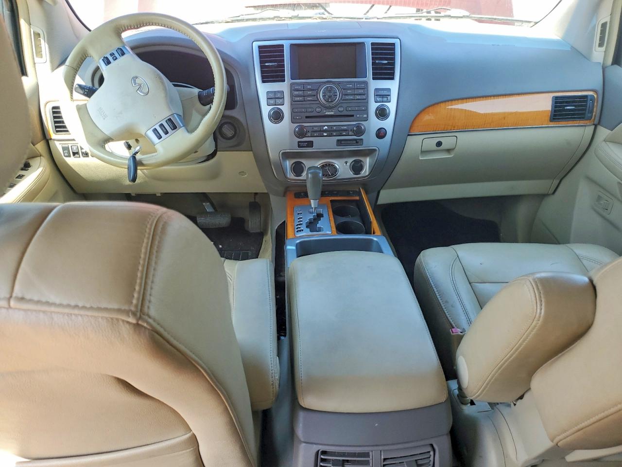 2010 Infiniti Qx56 Base Red vin: 5N3ZA0NF6AN907991