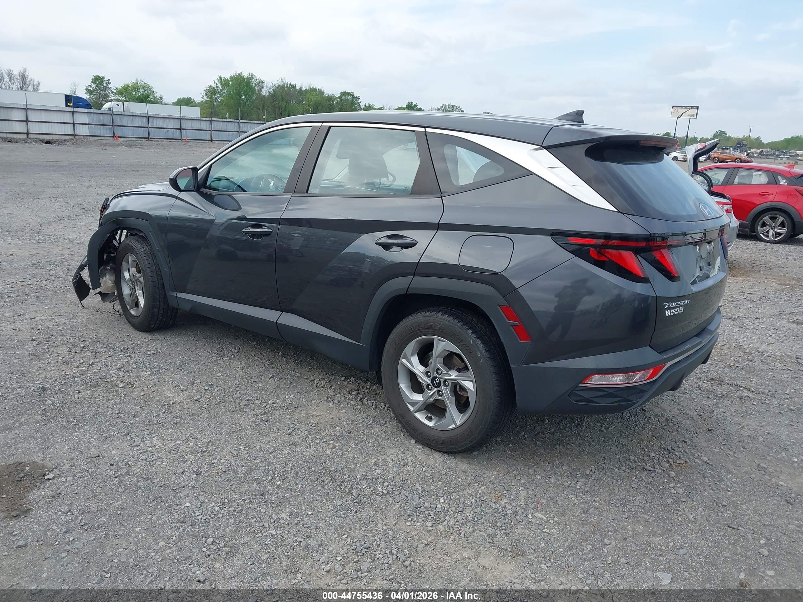 2022 Hyundai Tucson Se Серый vin: 5NMJA3AE1NH021511