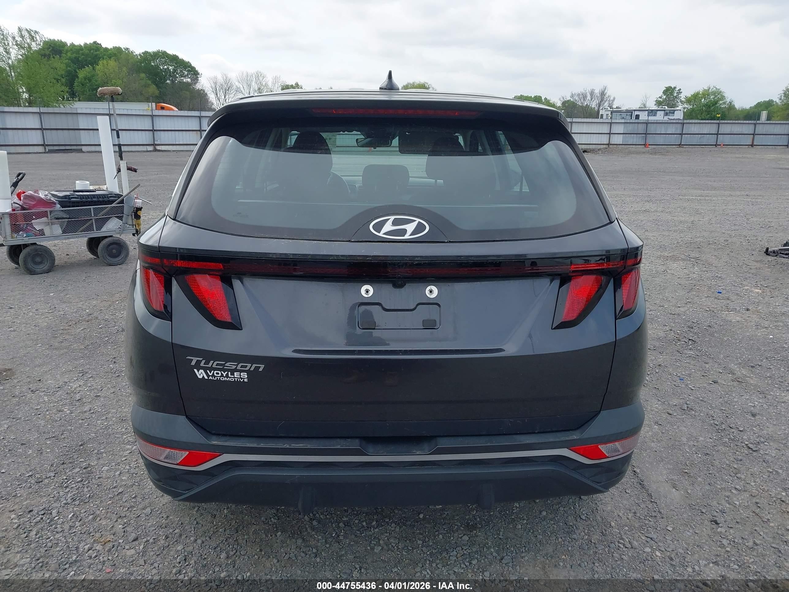 2022 Hyundai Tucson Se Серый vin: 5NMJA3AE1NH021511