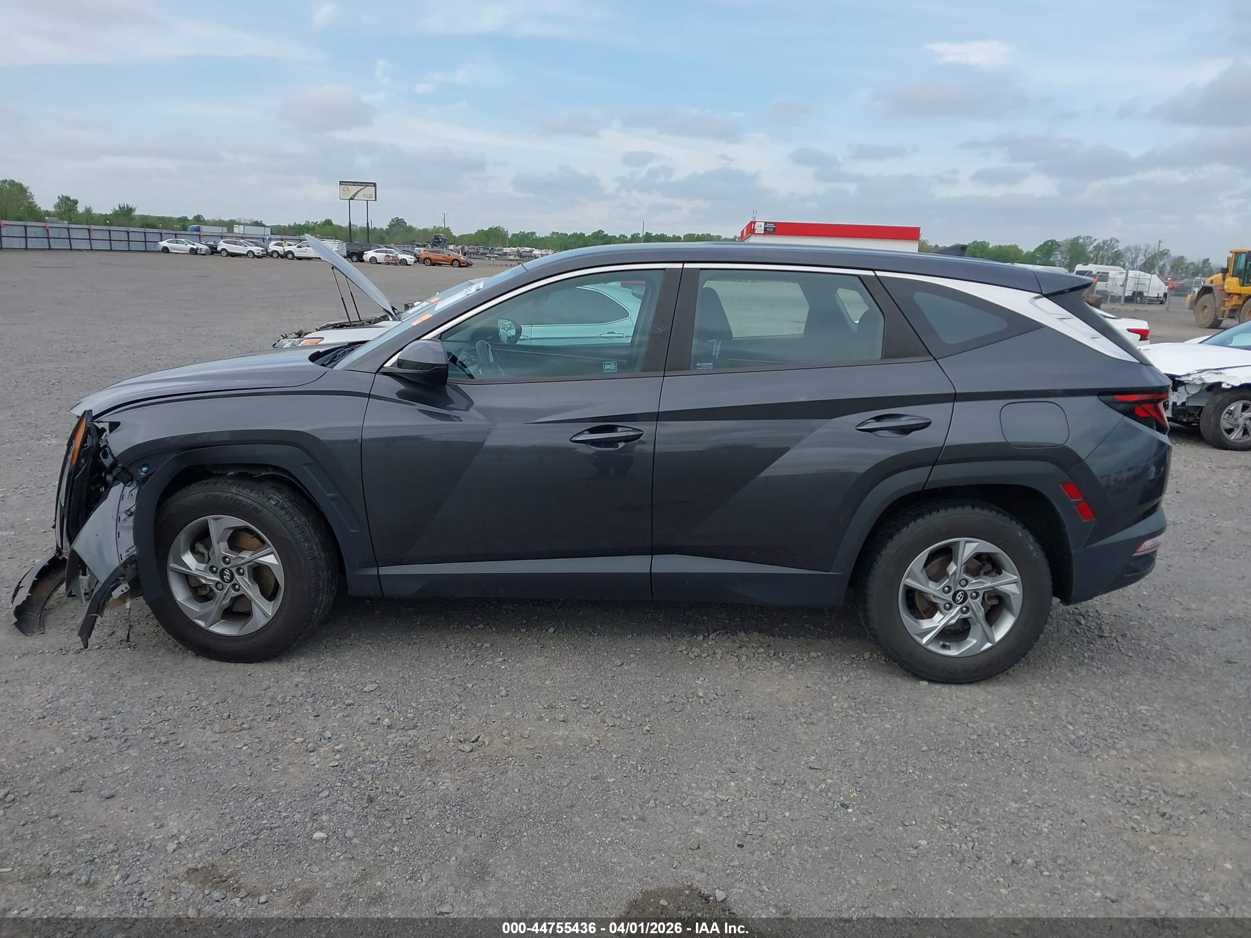 2022 Hyundai Tucson Se Серый vin: 5NMJA3AE1NH021511