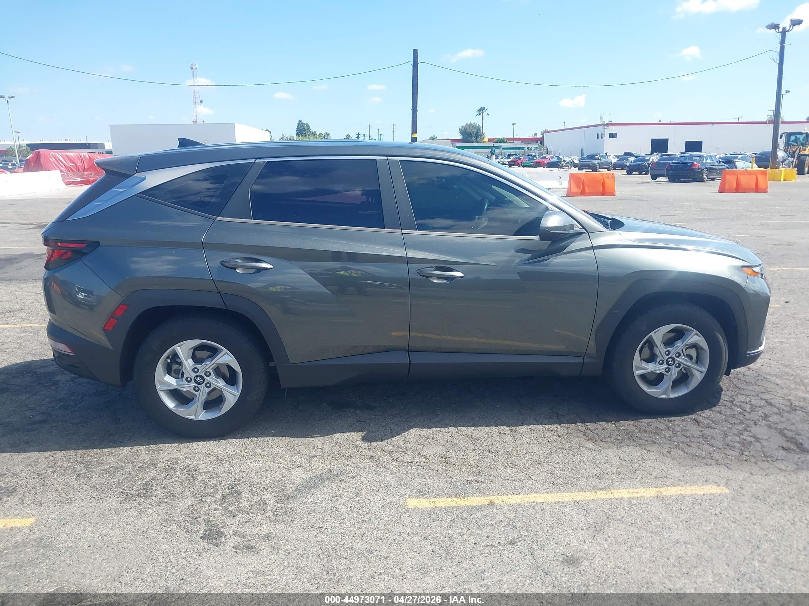 2022 Hyundai Tucson Se Gray vin: 5NMJA3AE4NH003682