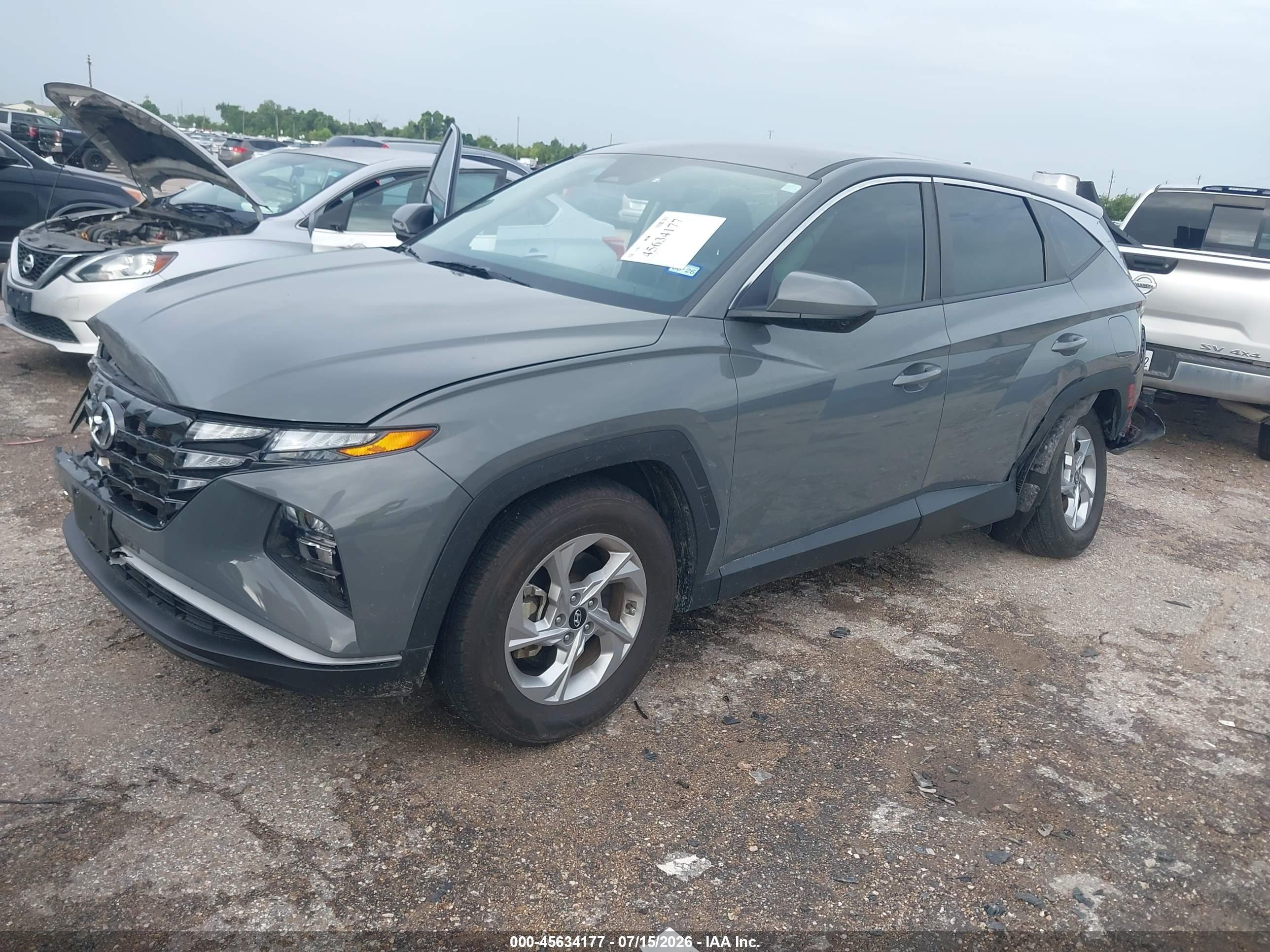 2024 Hyundai Tucson Se Серый vin: 5NMJA3DE1RH439360
