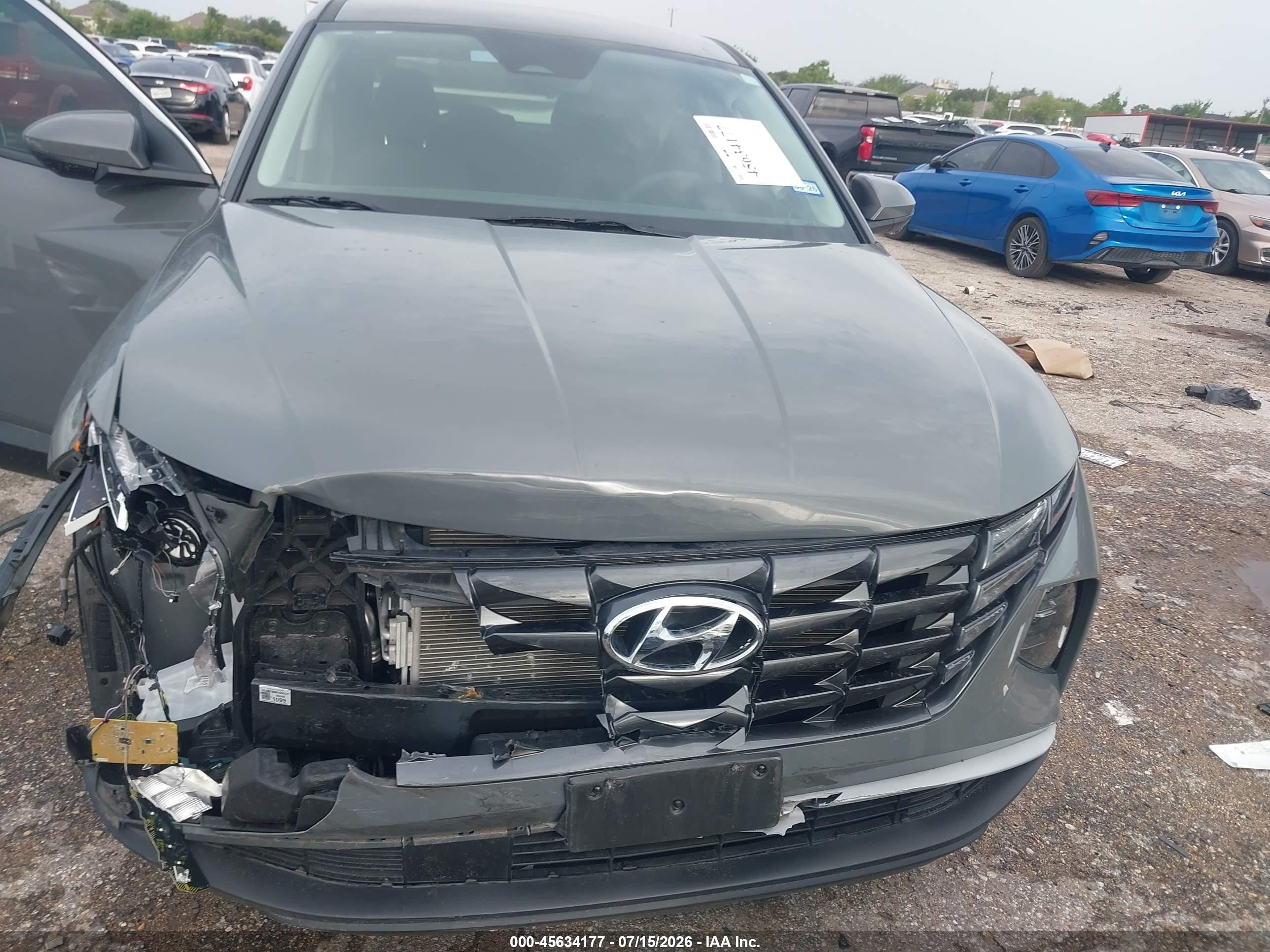 2024 Hyundai Tucson Se Серый vin: 5NMJA3DE1RH439360