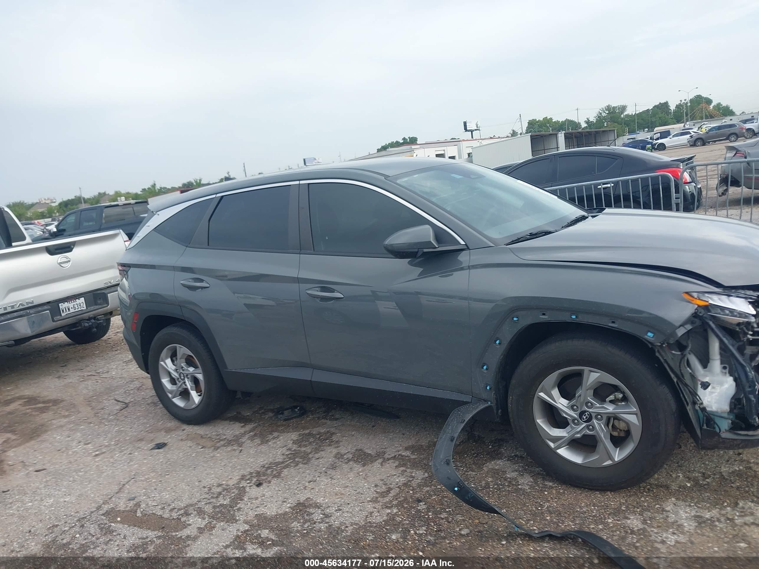 2024 Hyundai Tucson Se Серый vin: 5NMJA3DE1RH439360
