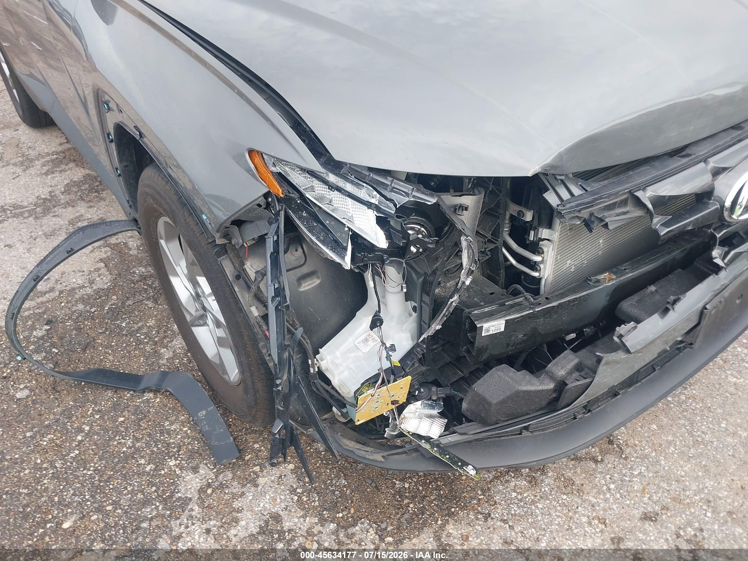 2024 Hyundai Tucson Se Серый vin: 5NMJA3DE1RH439360
