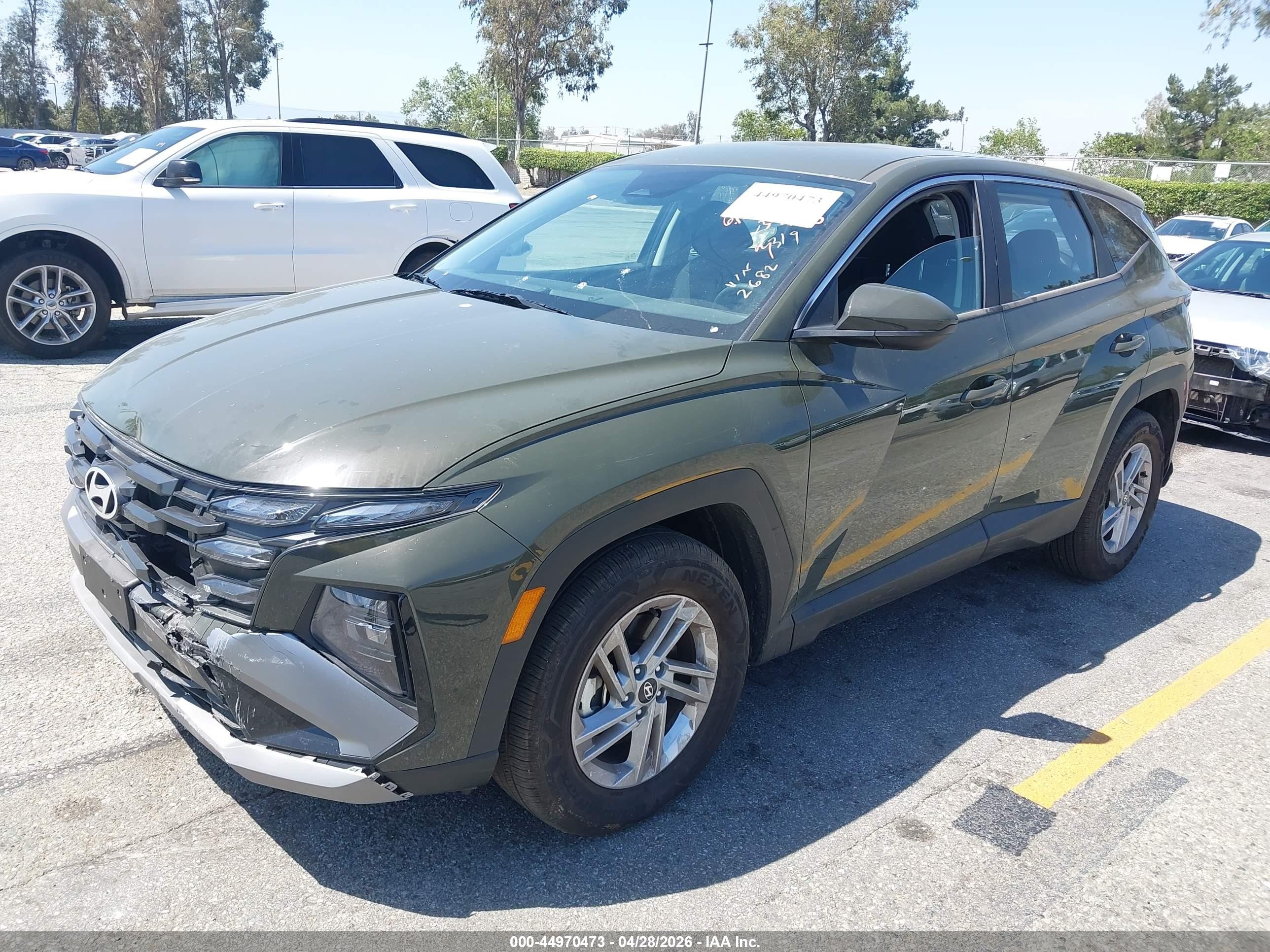2026 Hyundai Tucson Se Зеленый vin: 5NMJA3DE3TH632682