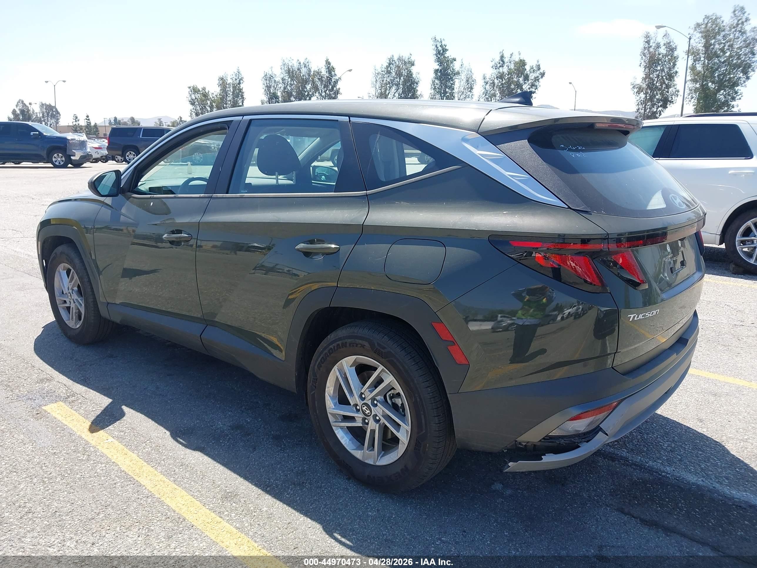2026 Hyundai Tucson Se Зеленый vin: 5NMJA3DE3TH632682
