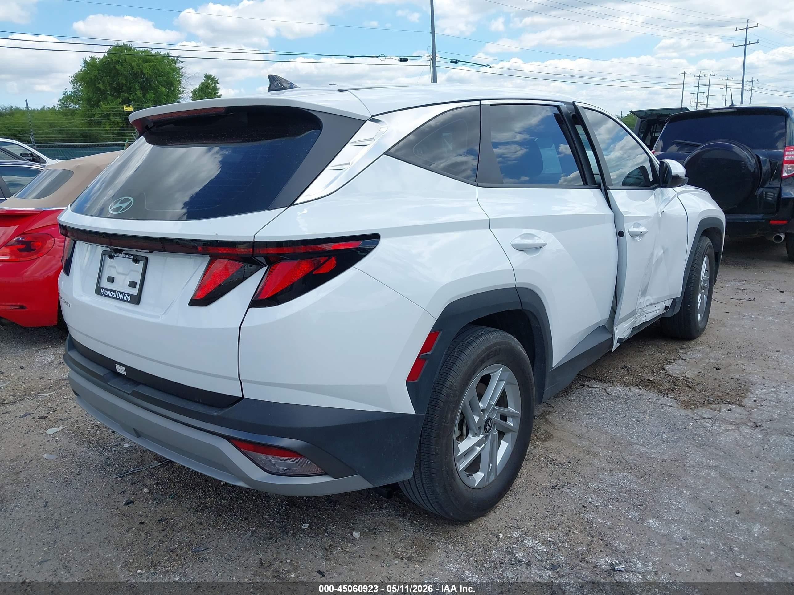 2025 Hyundai Tucson Se White vin: 5NMJA3DE5SH469435
