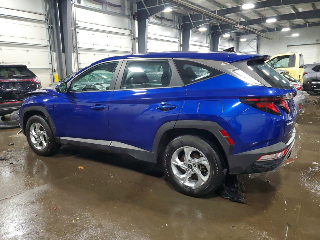 2022 Hyundai Tucson Se Blue vin: 5NMJACAE0NH065824