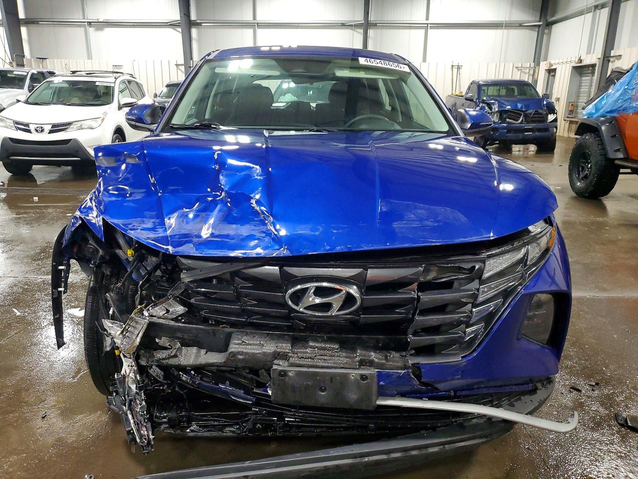 2022 Hyundai Tucson Se Blue vin: 5NMJACAE0NH065824