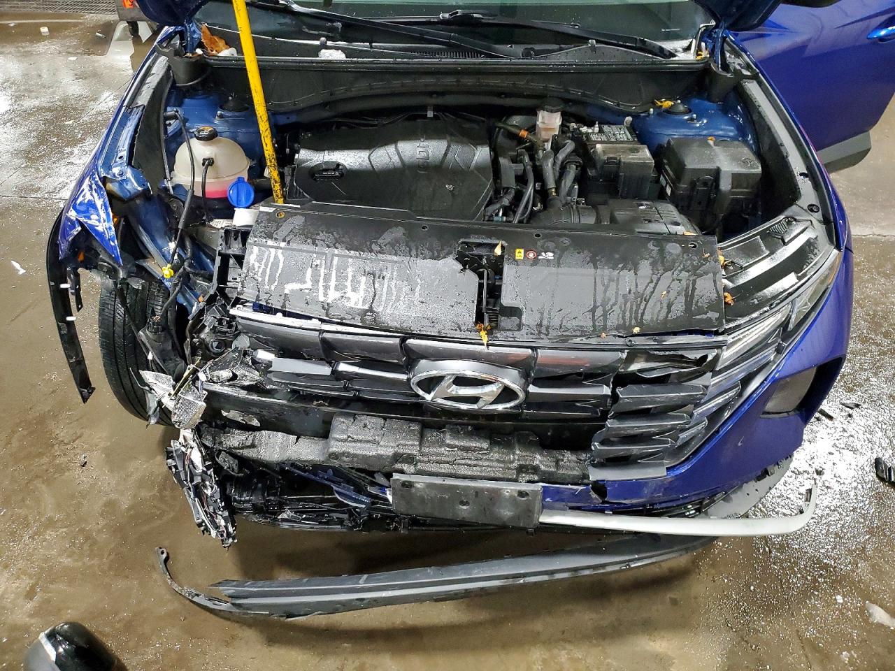2022 Hyundai Tucson Se Blue vin: 5NMJACAE0NH065824