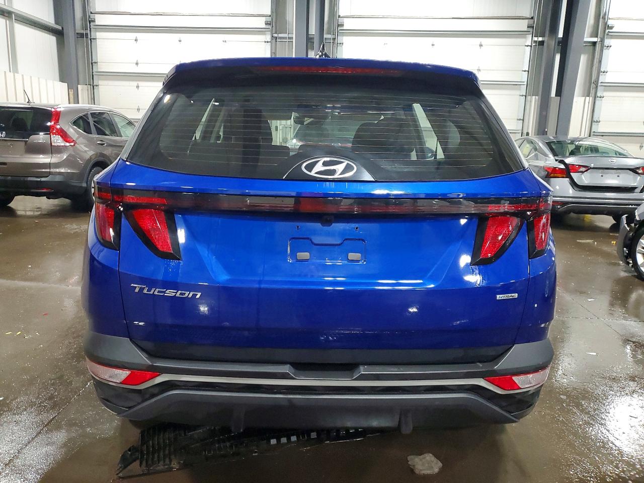 2022 Hyundai Tucson Se Blue vin: 5NMJACAE0NH065824