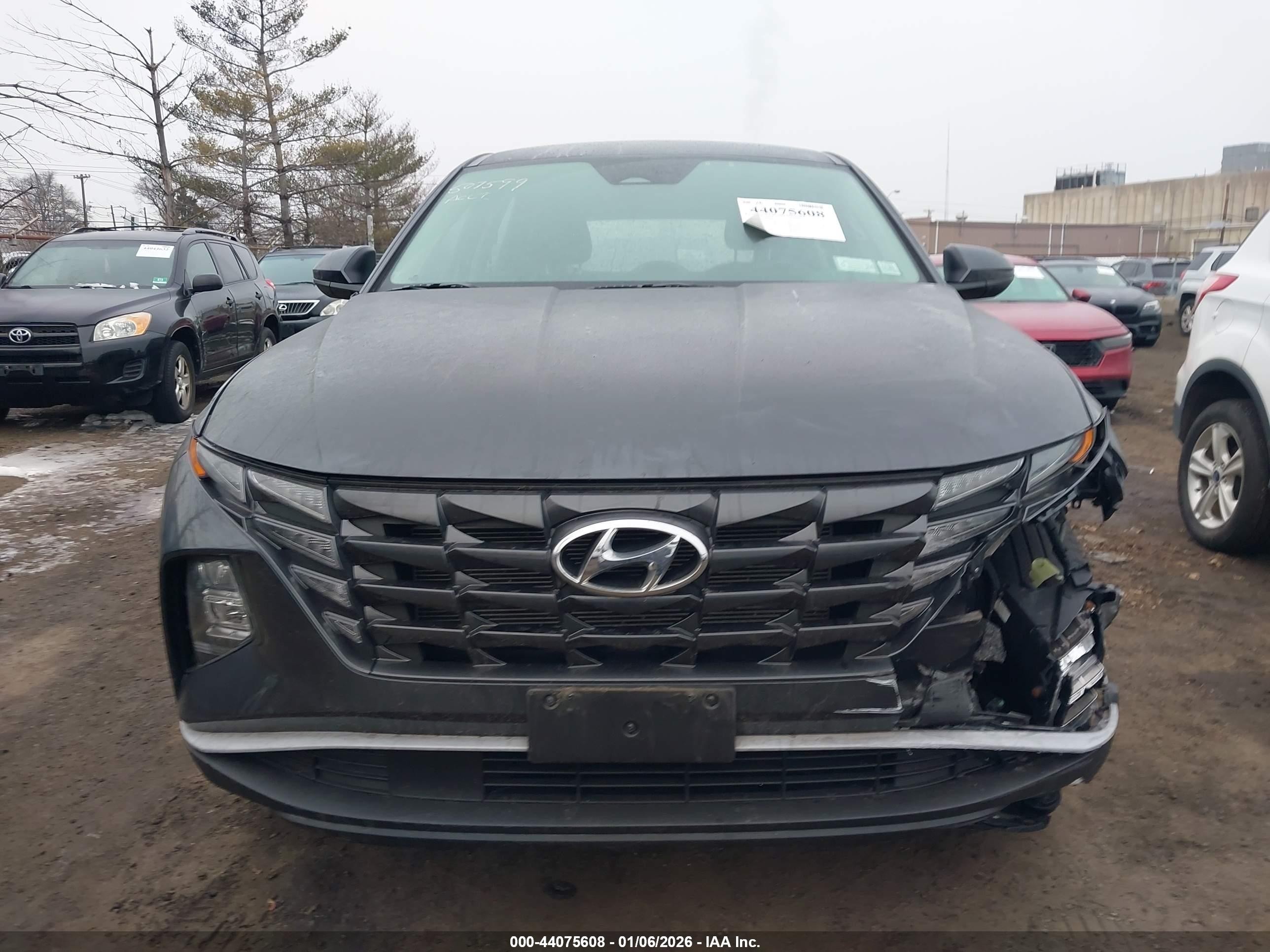 2022 Hyundai Tucson Se Черный vin: 5NMJACAE5NH027635