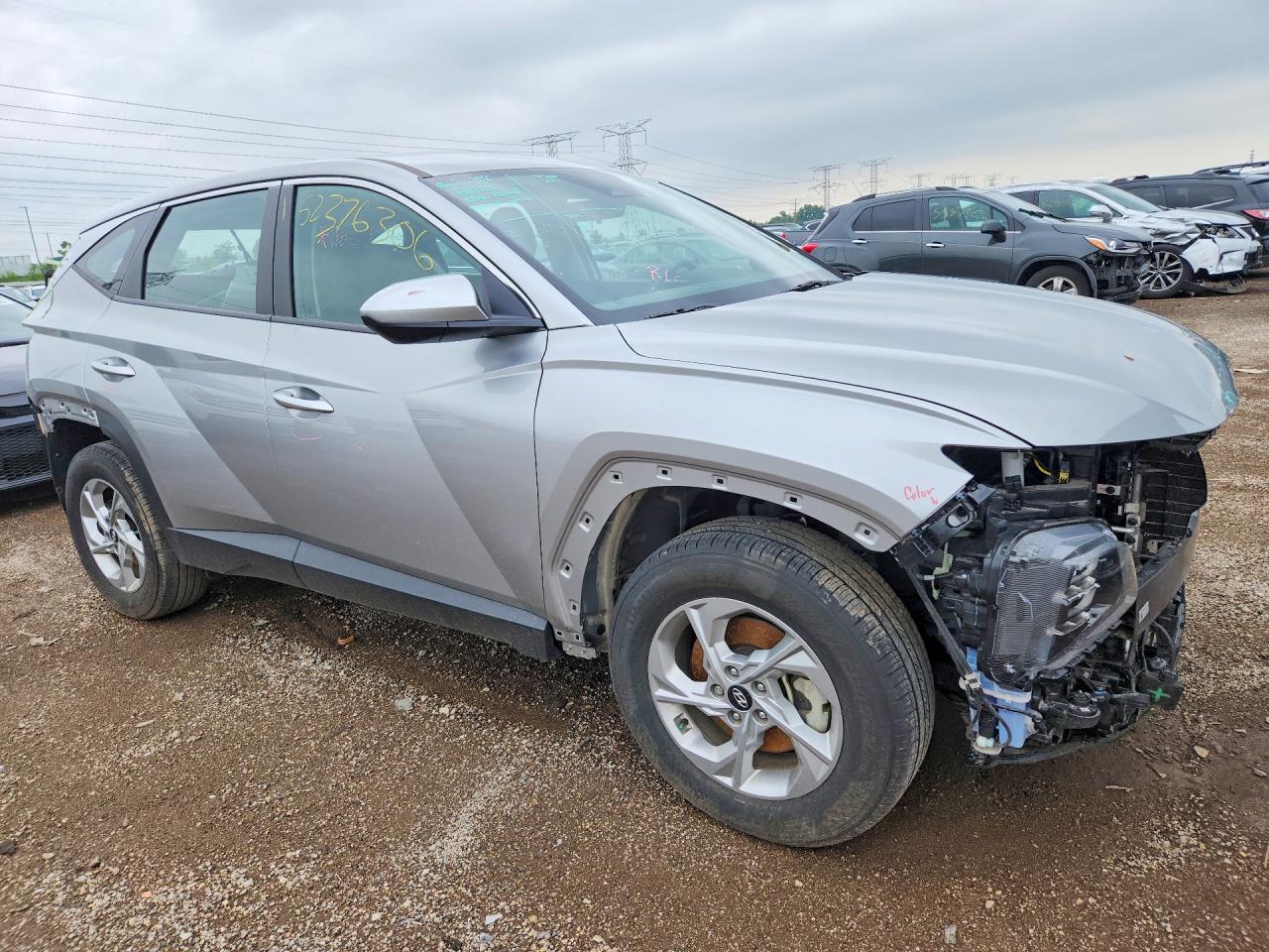 2024 Hyundai Tucson Se Silver vin: 5NMJACDE4RH413545