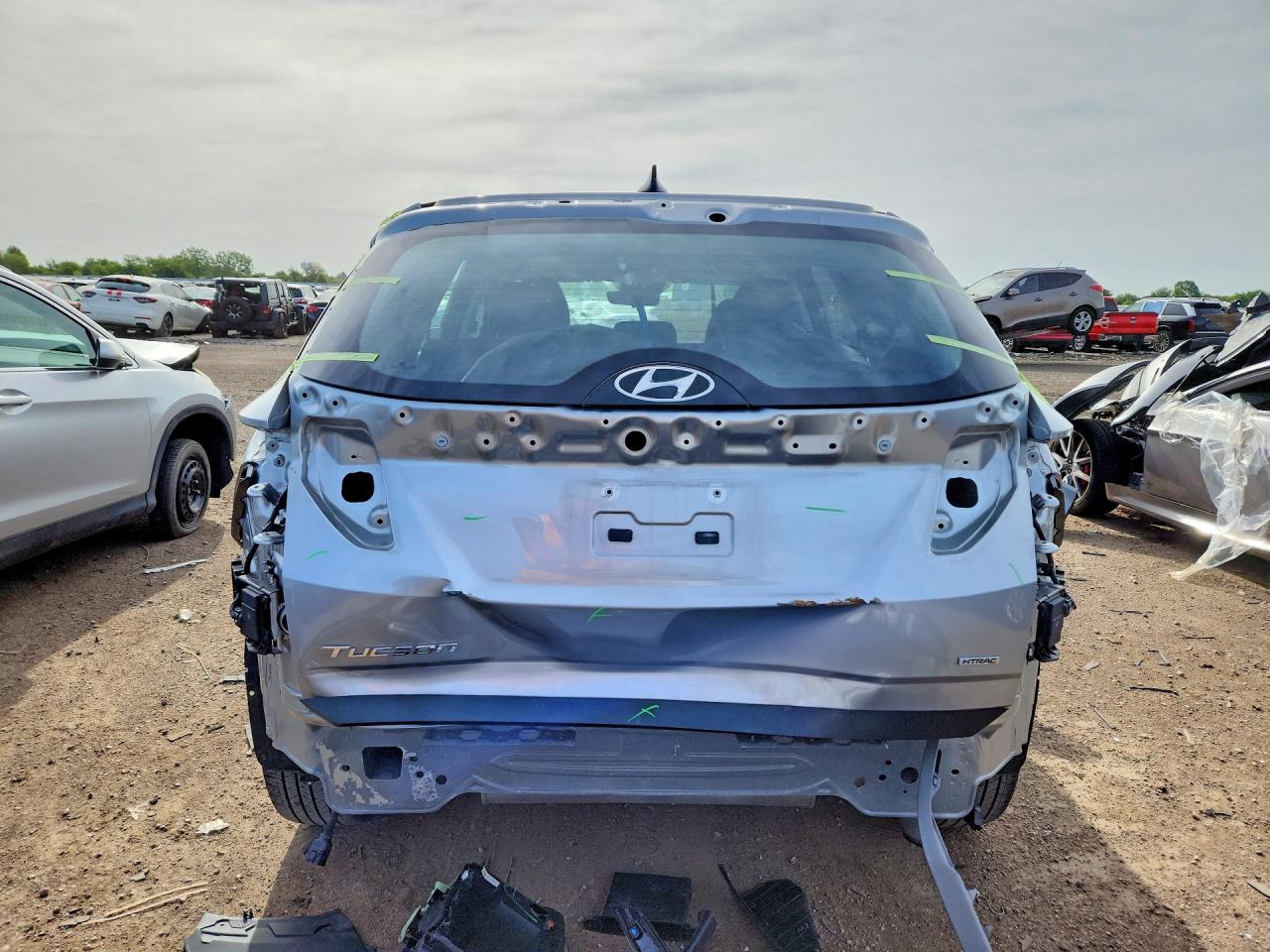 2024 Hyundai Tucson Se Silver vin: 5NMJACDE4RH413545